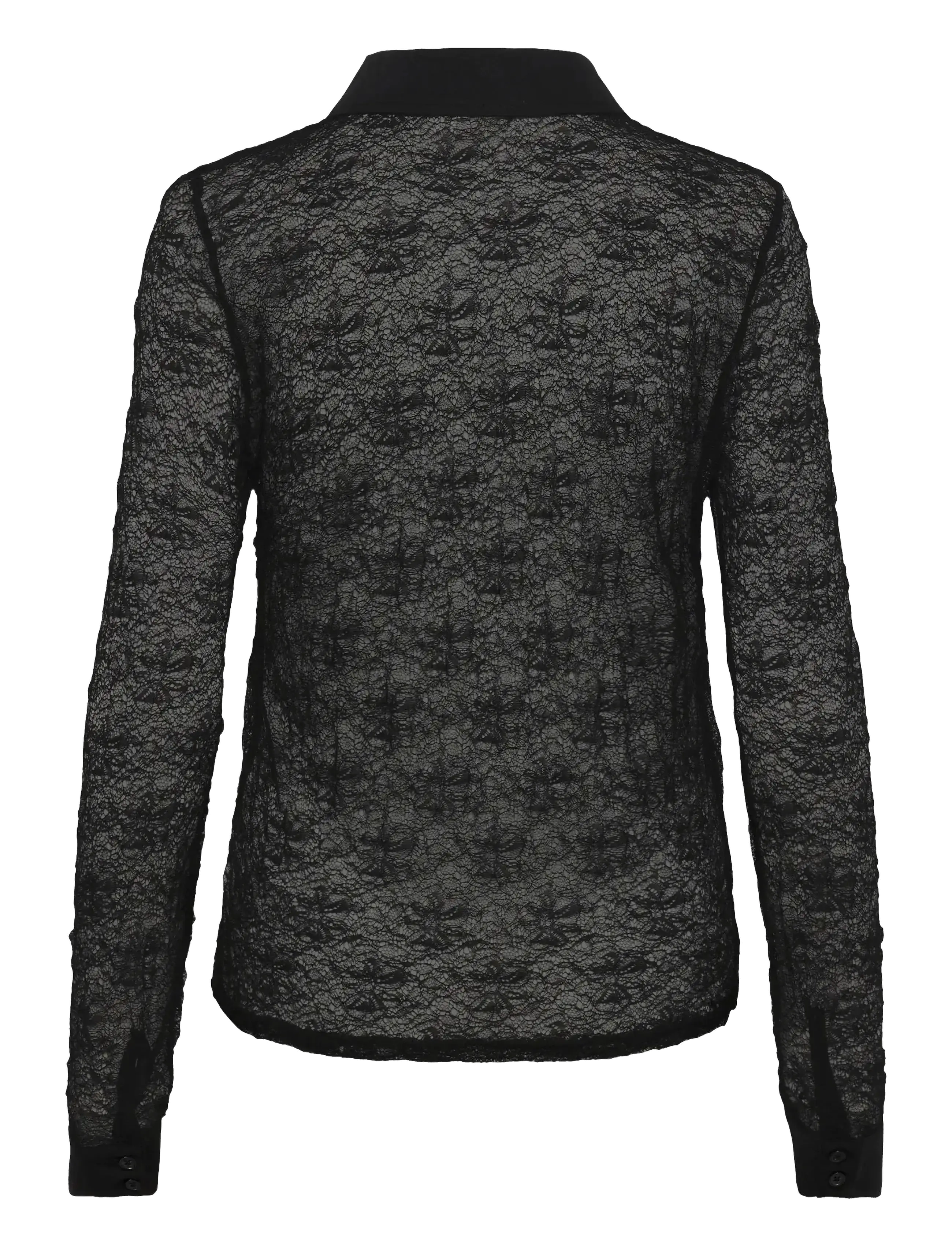 My Essential Wardrobe - MWRita Shirt - langærmede skjorter - black - 2