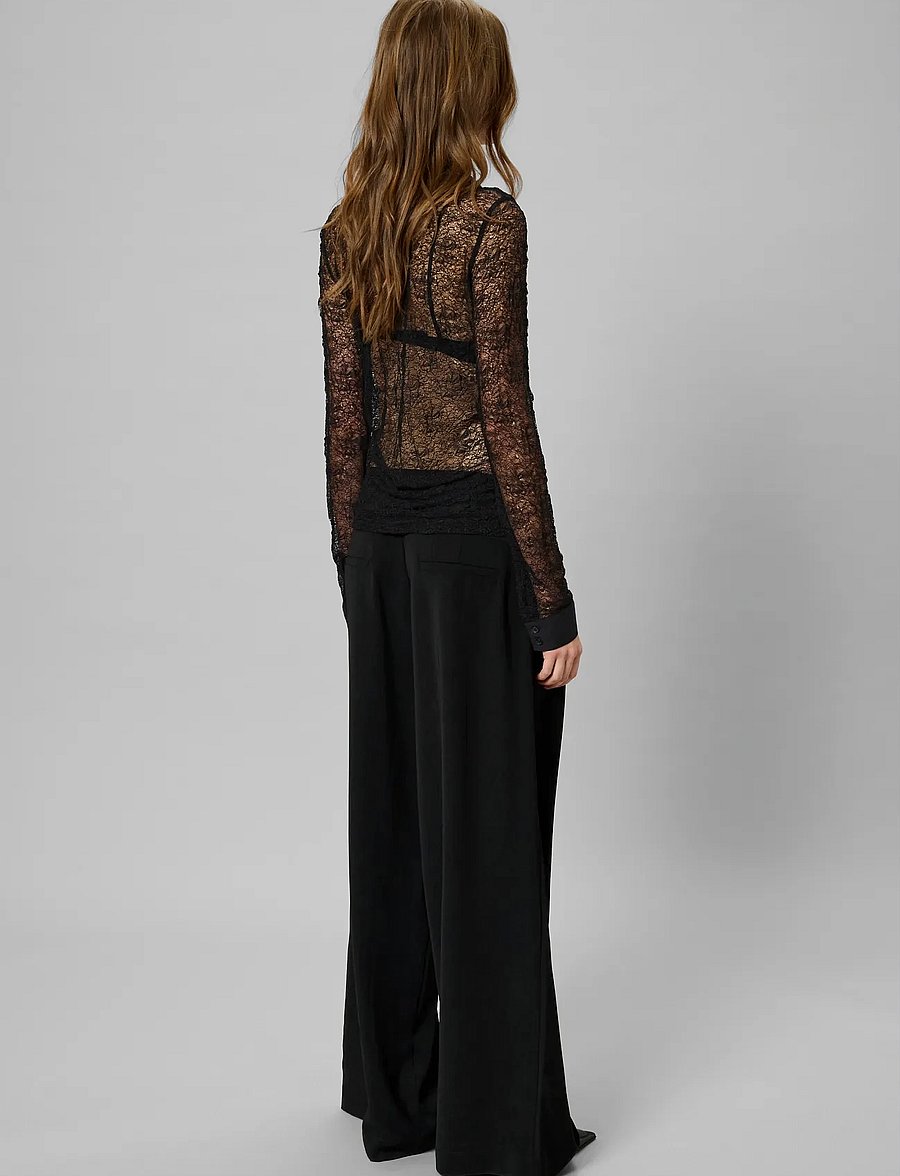 My Essential Wardrobe - MWRita Shirt - langärmlige hemden - black - 4