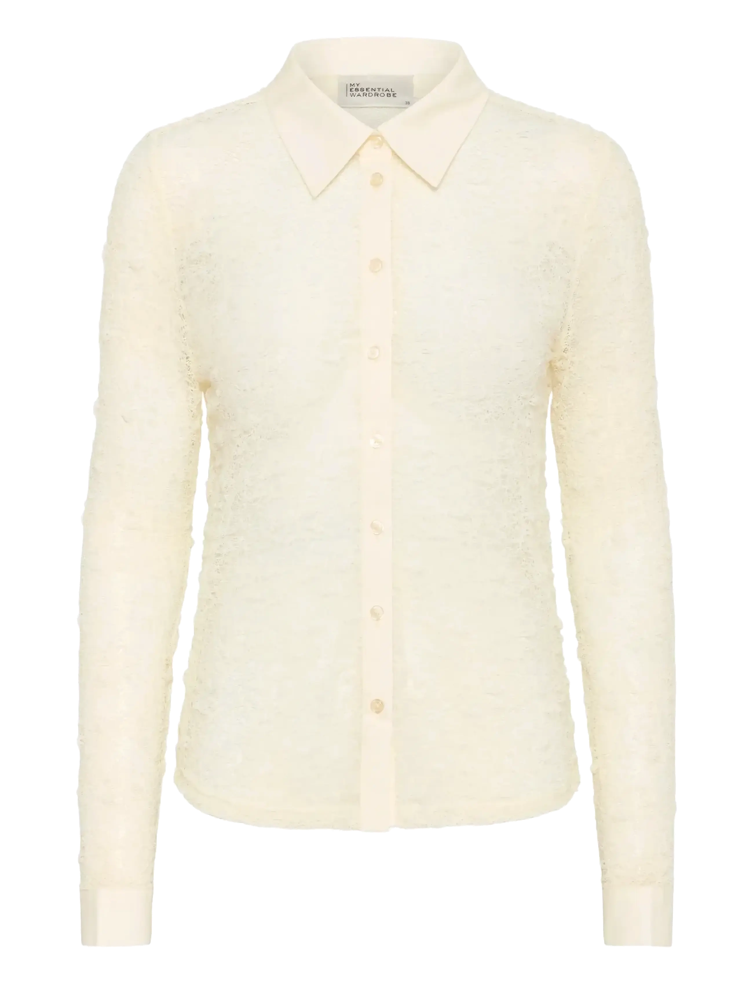 MY ESSENTIAL WARDROBE Mwrita Shirt Cream - M - Damen