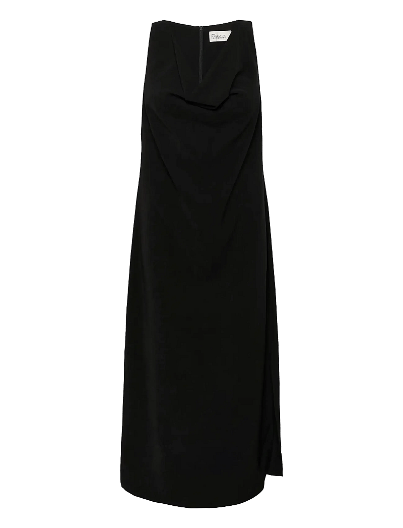 My Essential Wardrobe - MWMille Waterfall Dress - pidulikud kleidid - black - 1