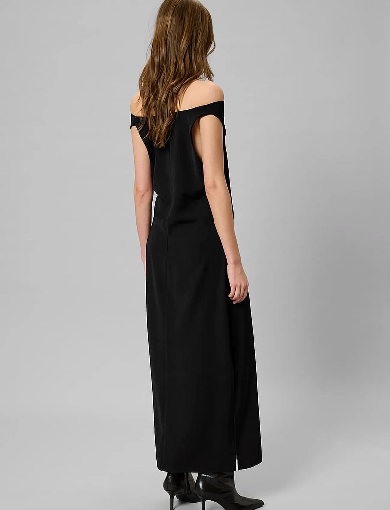 My Essential Wardrobe - MWMille Waterfall Dress - pidulikud kleidid - black - 3