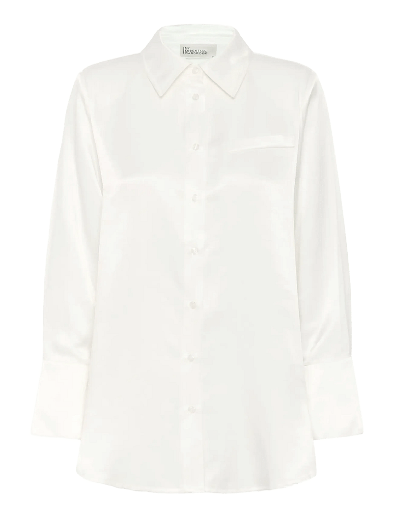 My Essential Wardrobe - MWEstelle Shirt - koszule z długimi rękawami - snow white - 1