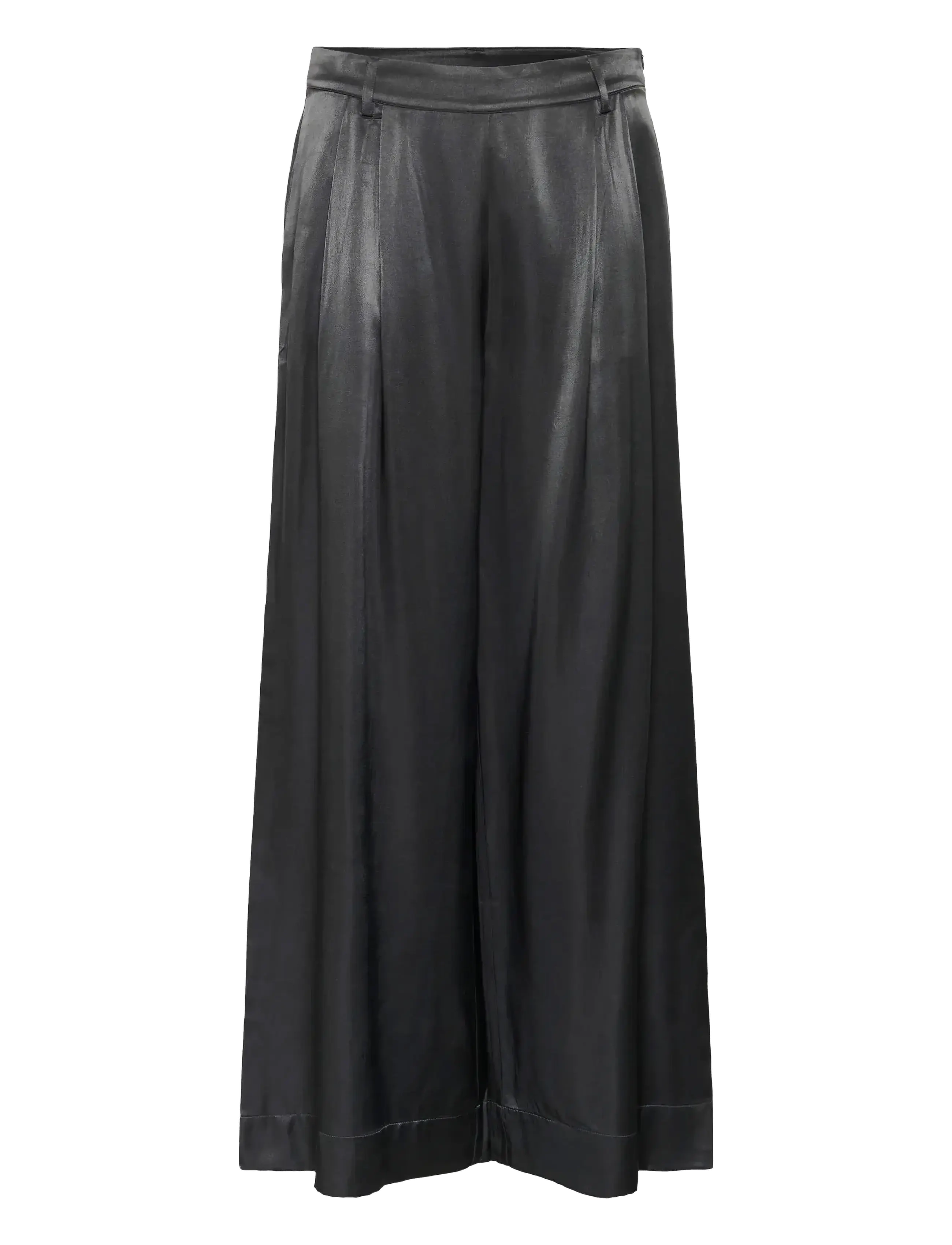My Essential Wardrobe MWEstelle Wide pant - My Essential Wardrobe - ASPHALT / black