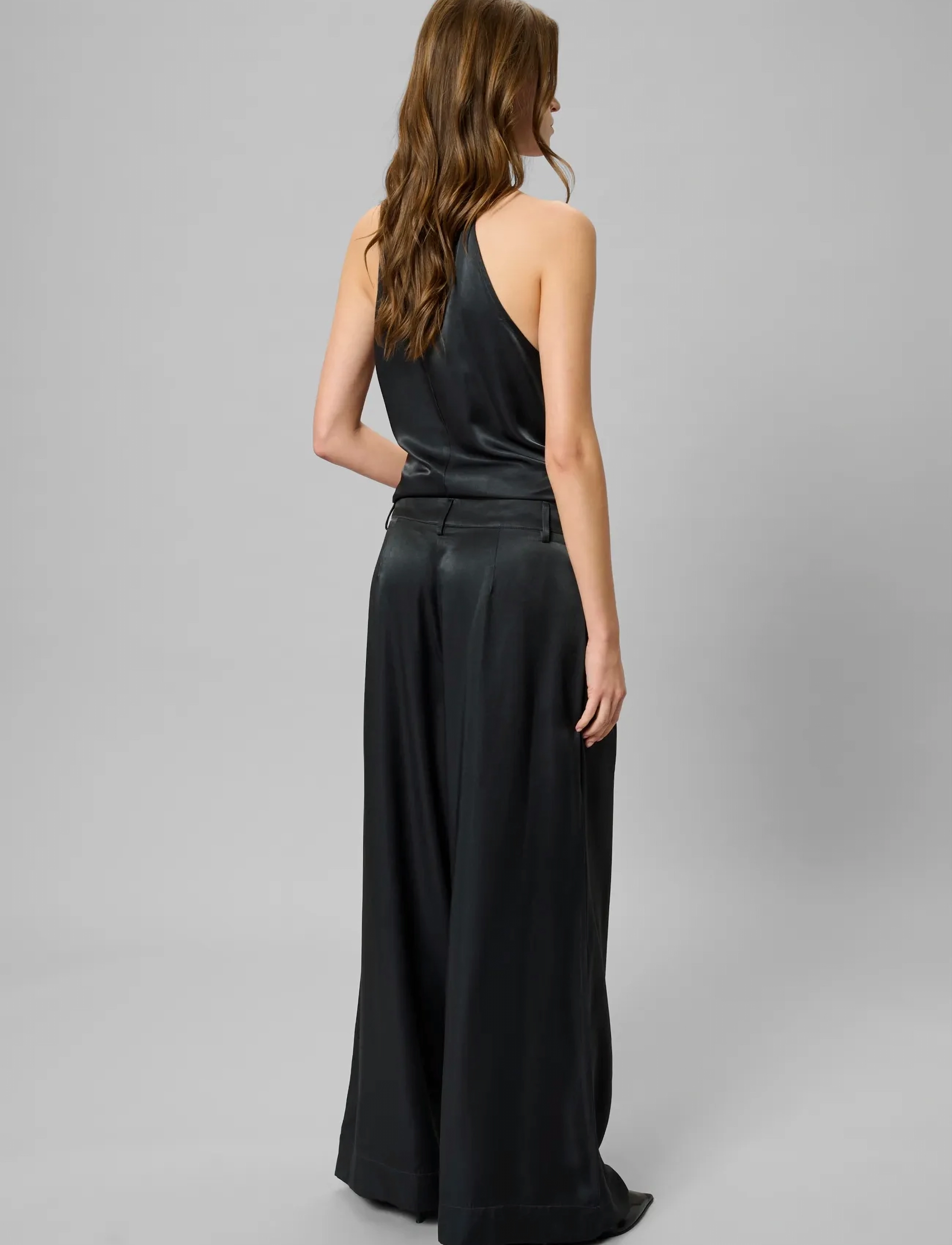 My Essential Wardrobe - MWEstelle Wide pant - bukser med brede ben - asphalt - 4