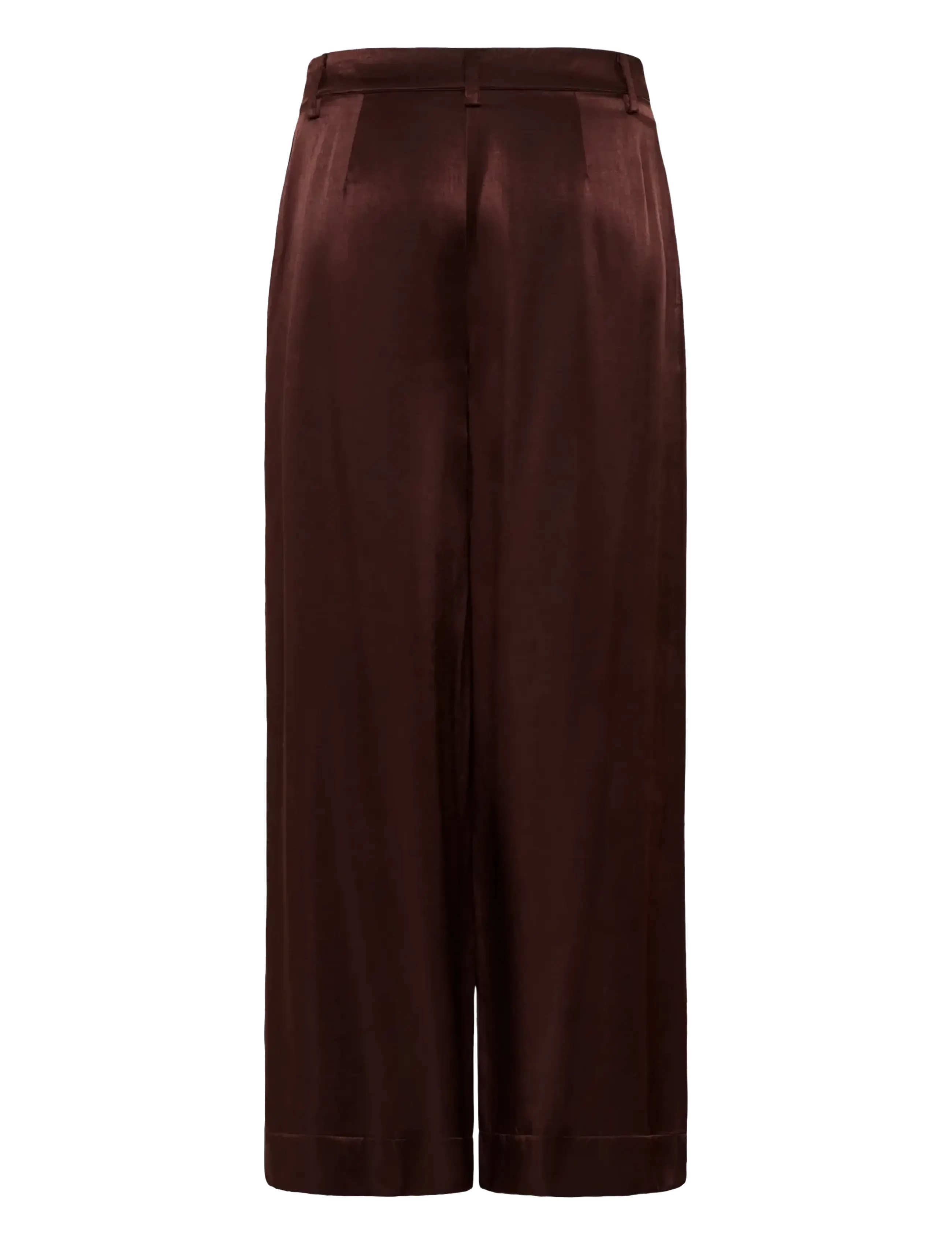 My Essential Wardrobe - MWEstelle Wide pant - hosen mit weitem bein - chocolate plum - 1