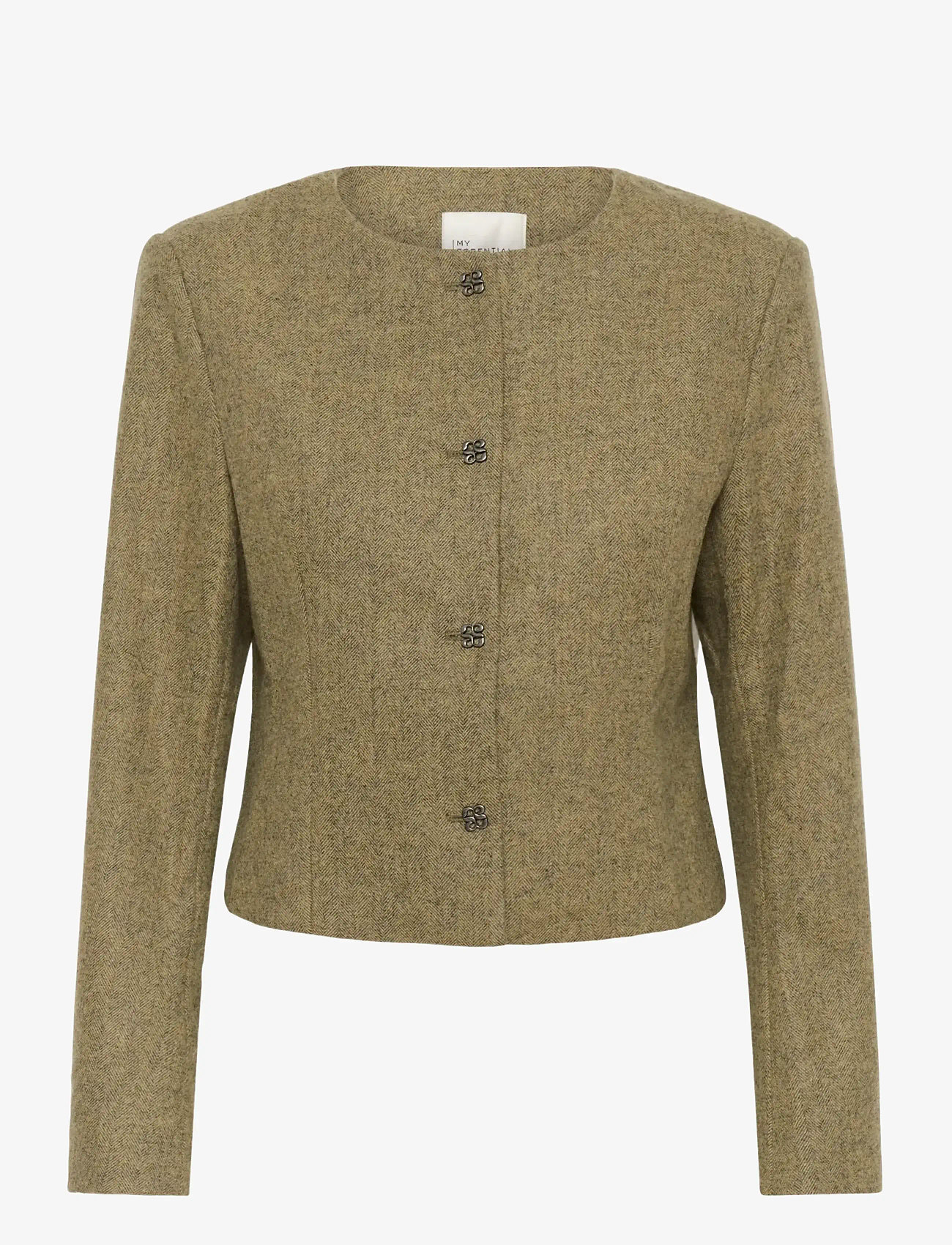 My Essential Wardrobe - MWBilla Short blazer - korte blazere - amber melange - 1