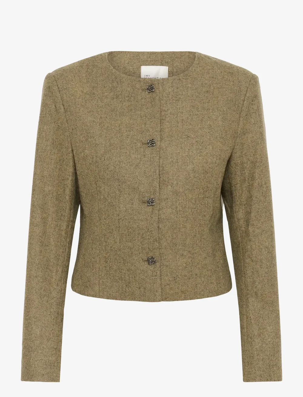 My Essential Wardrobe - MWBilla Short blazer - cropped-blazer - amber melange - 1