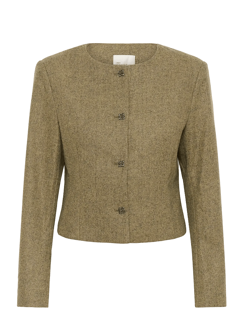 My Essential Wardrobe - MWBilla Short blazer - korte blazere - amber melange - 1