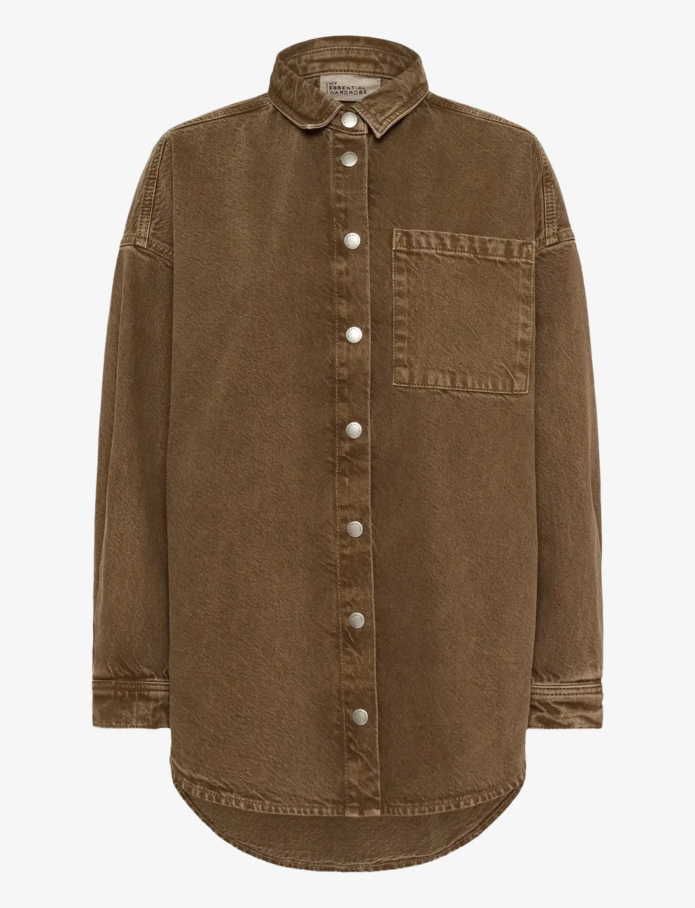 My Essential Wardrobe - MWMalo 175 Shirt - langærmede skjorter - tobacco brown washed - 1