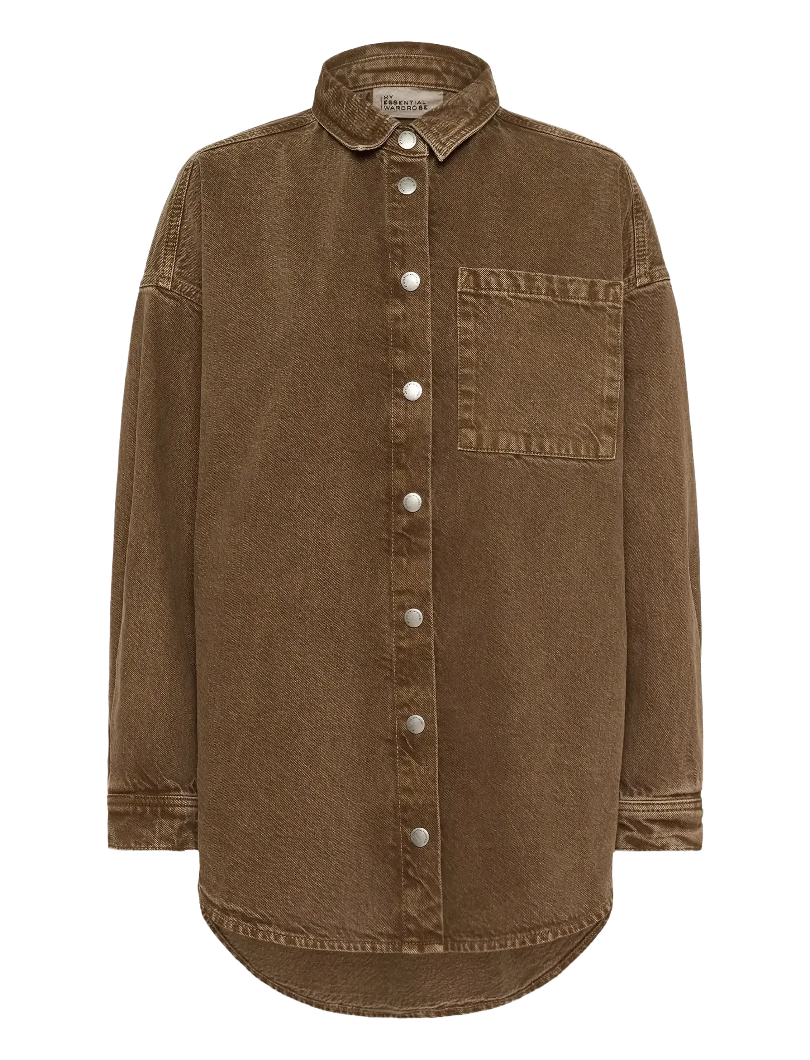 My Essential Wardrobe - MWMalo 175 Shirt - tobacco brown washed - 1