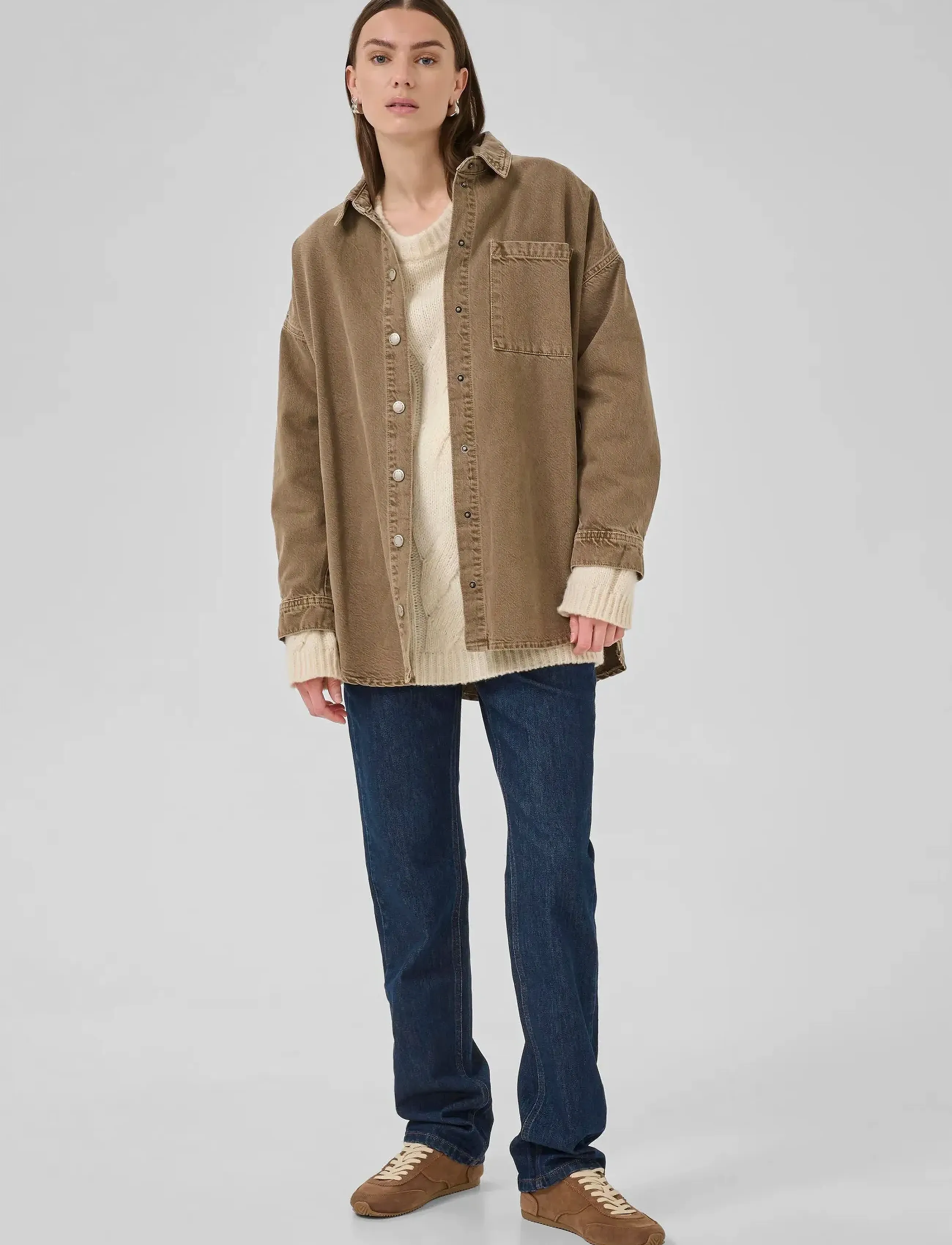 My Essential Wardrobe - MWMalo 175 Shirt - tobacco brown washed - 3