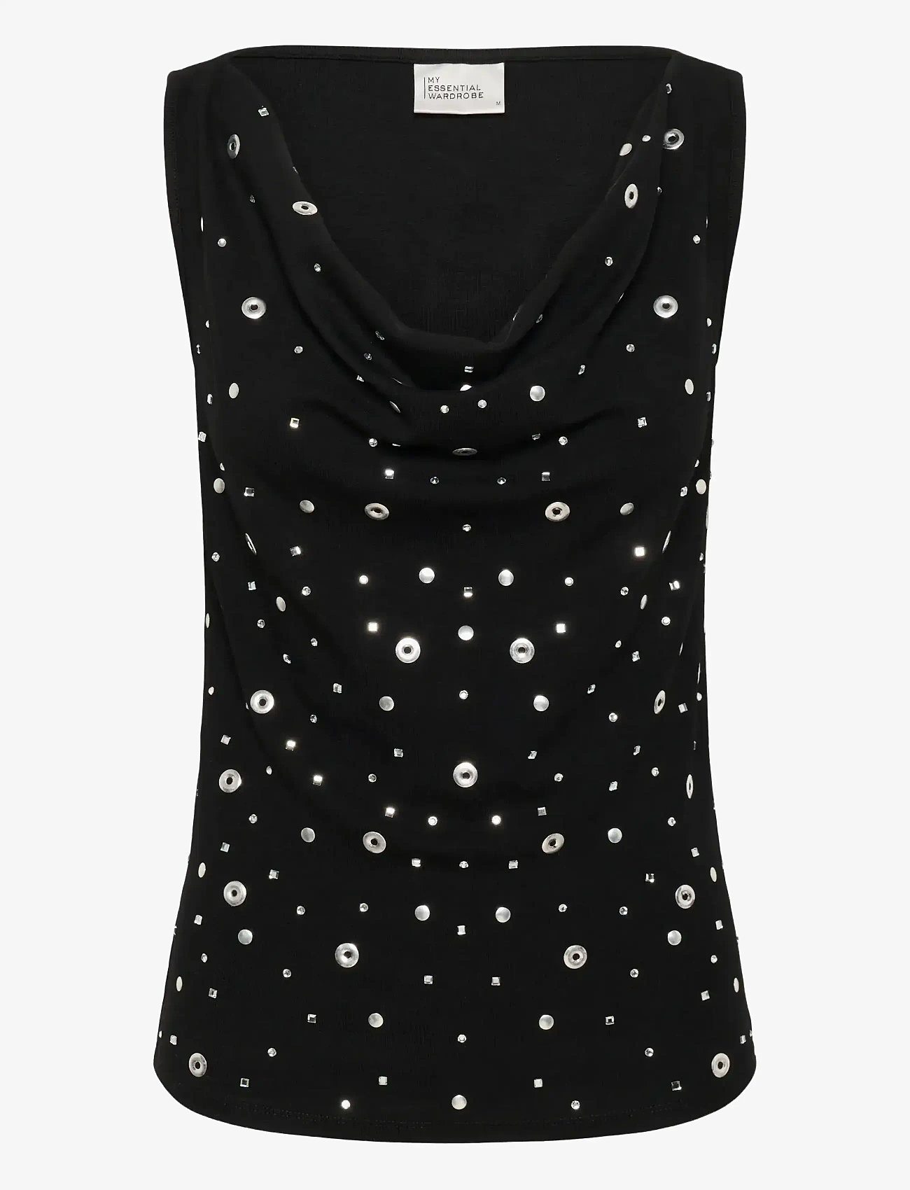 My Essential Wardrobe - MWGiggo waterfall top - tanktops - black - 1