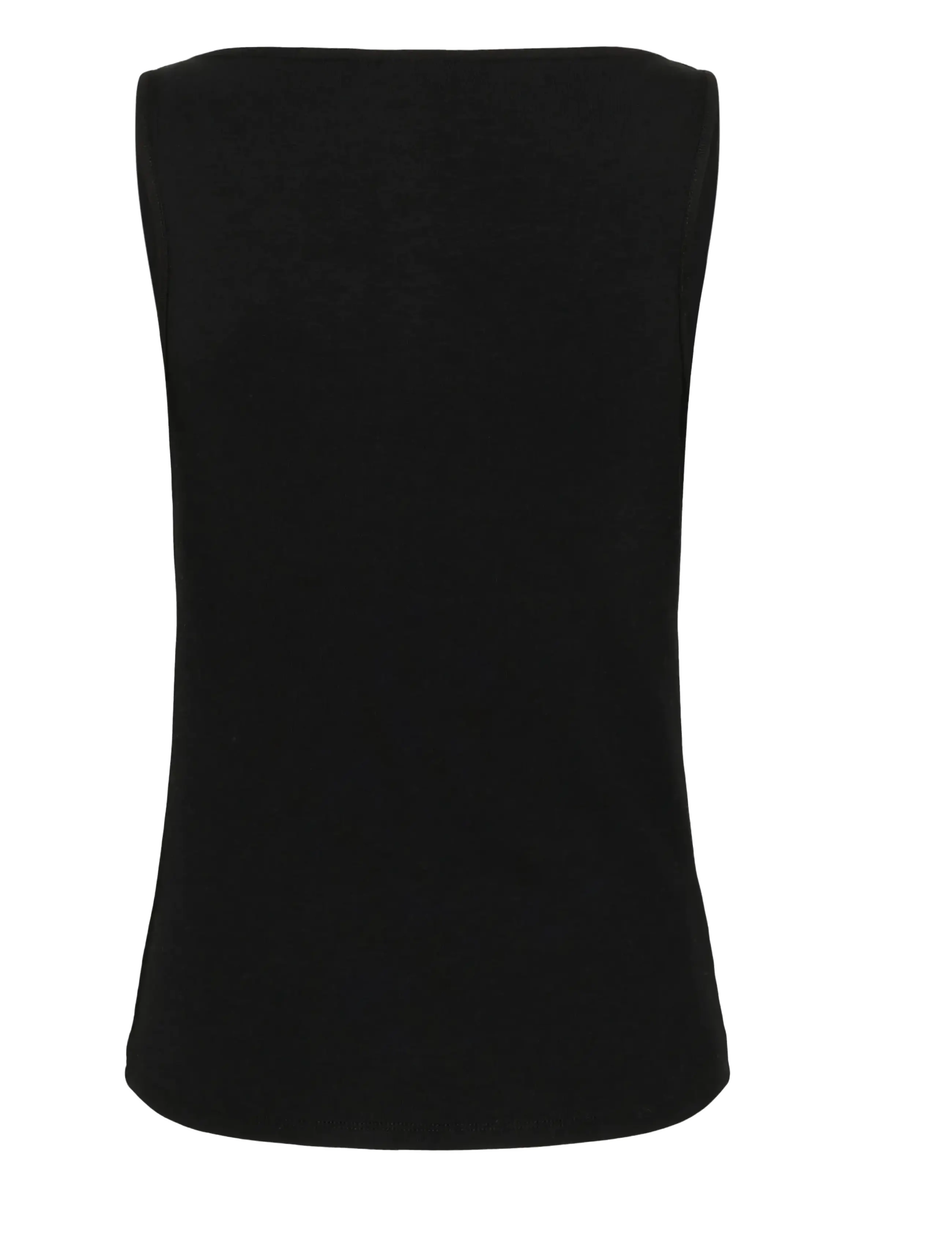 My Essential Wardrobe - MWGiggo waterfall top - linnen - black - 2