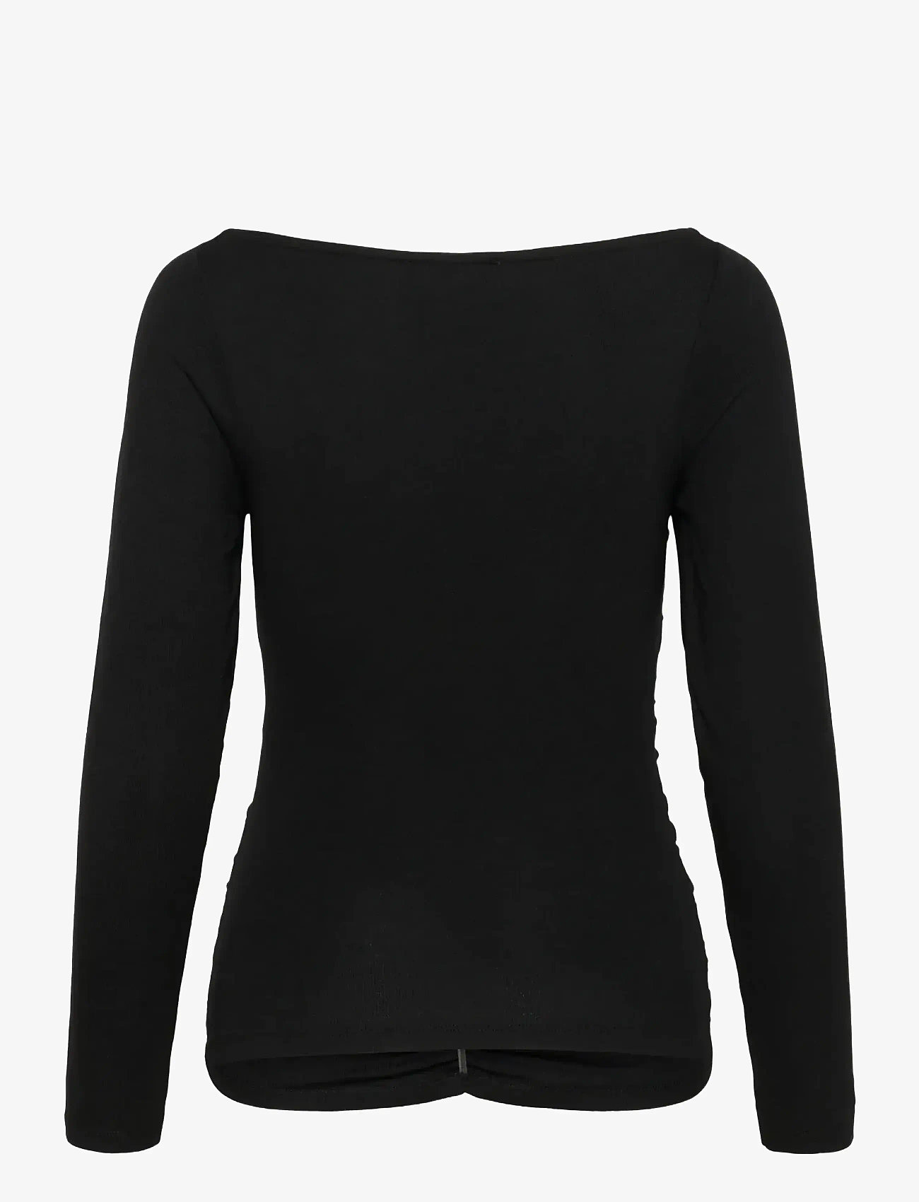My Essential Wardrobe - MWGiggo Blouse - langærmede toppe - black - 2