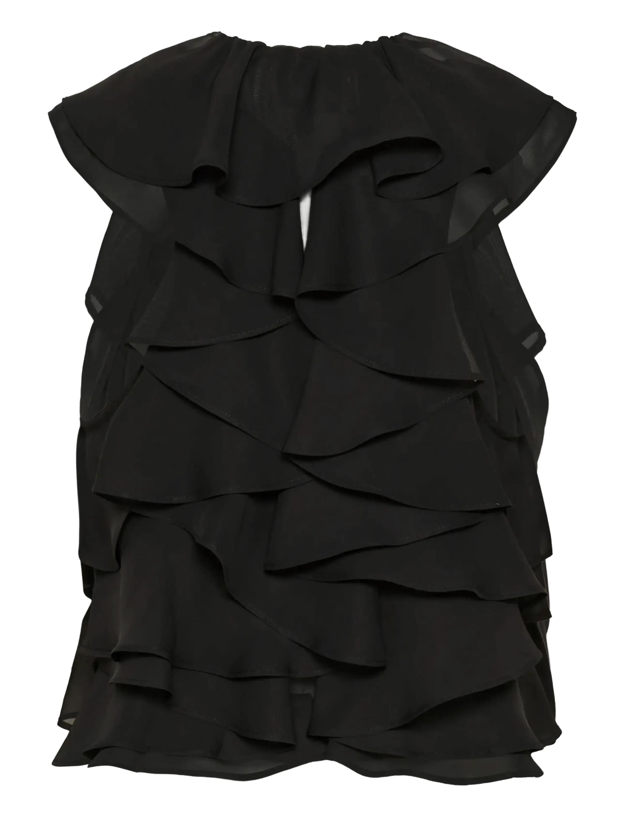 My Essential Wardrobe - MWEiko Florence top - varrukateta pluusid - black - 2