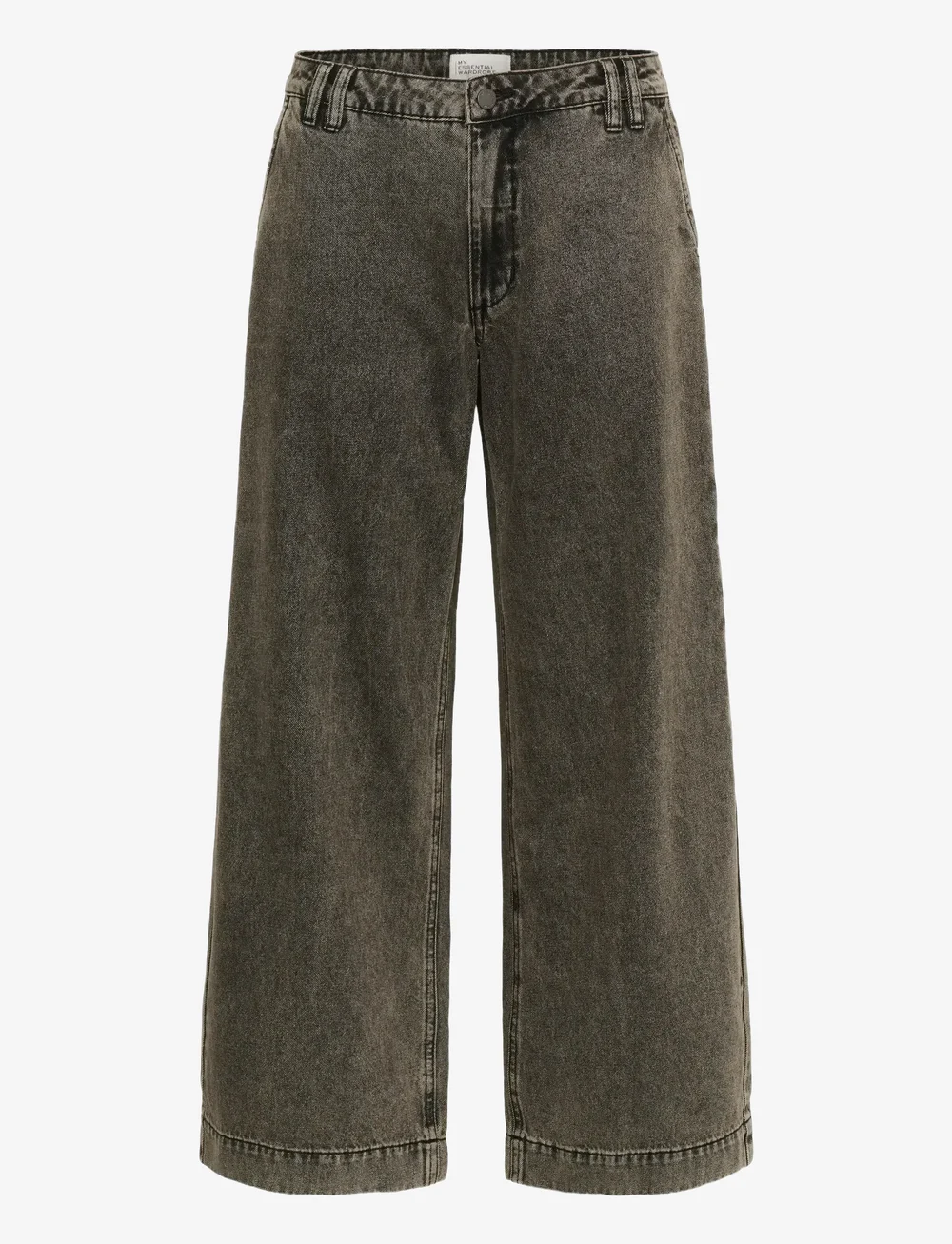 My Essential Wardrobe - MWTessa 160 Mid X-Wide - vida jeans - medium grey dirty wash - 1