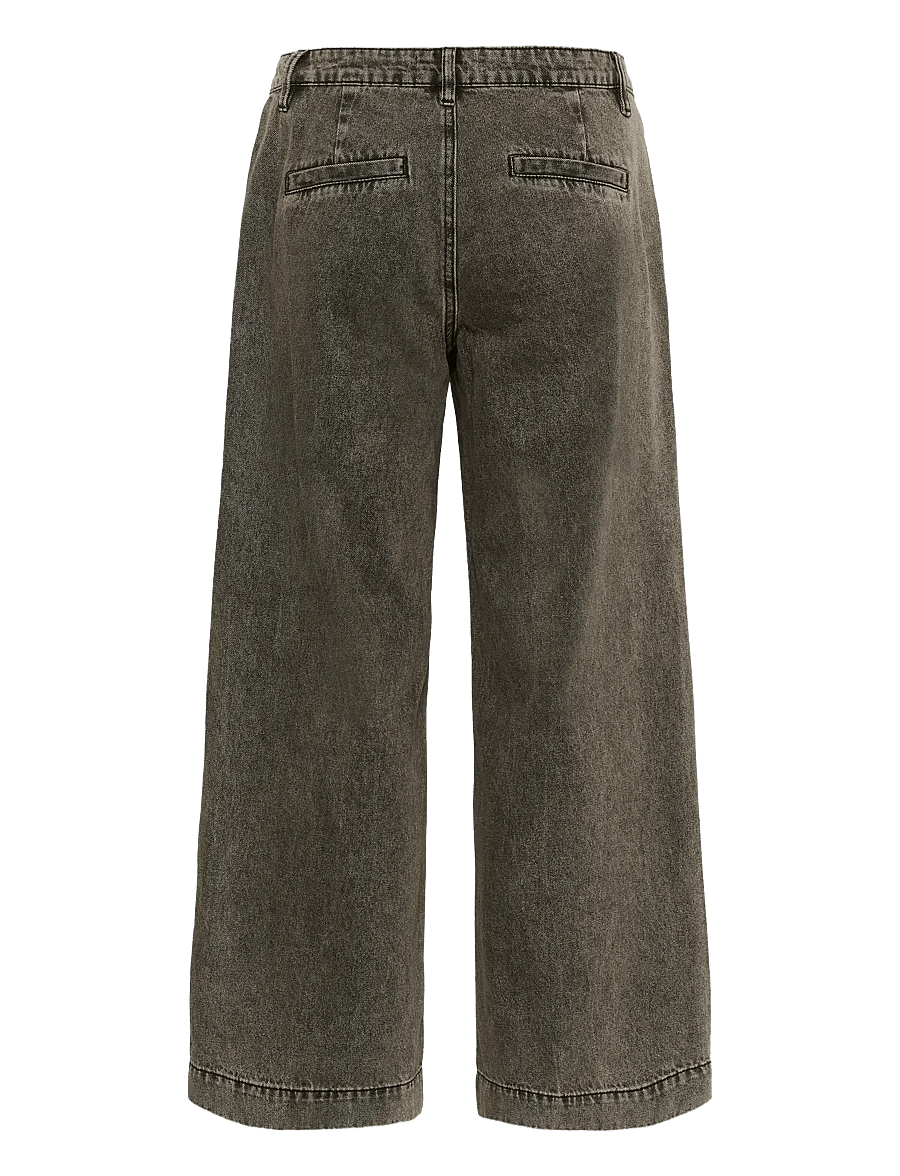 My Essential Wardrobe - MWTessa 160 Mid X-Wide - platūs džinsai - medium grey dirty wash - 2