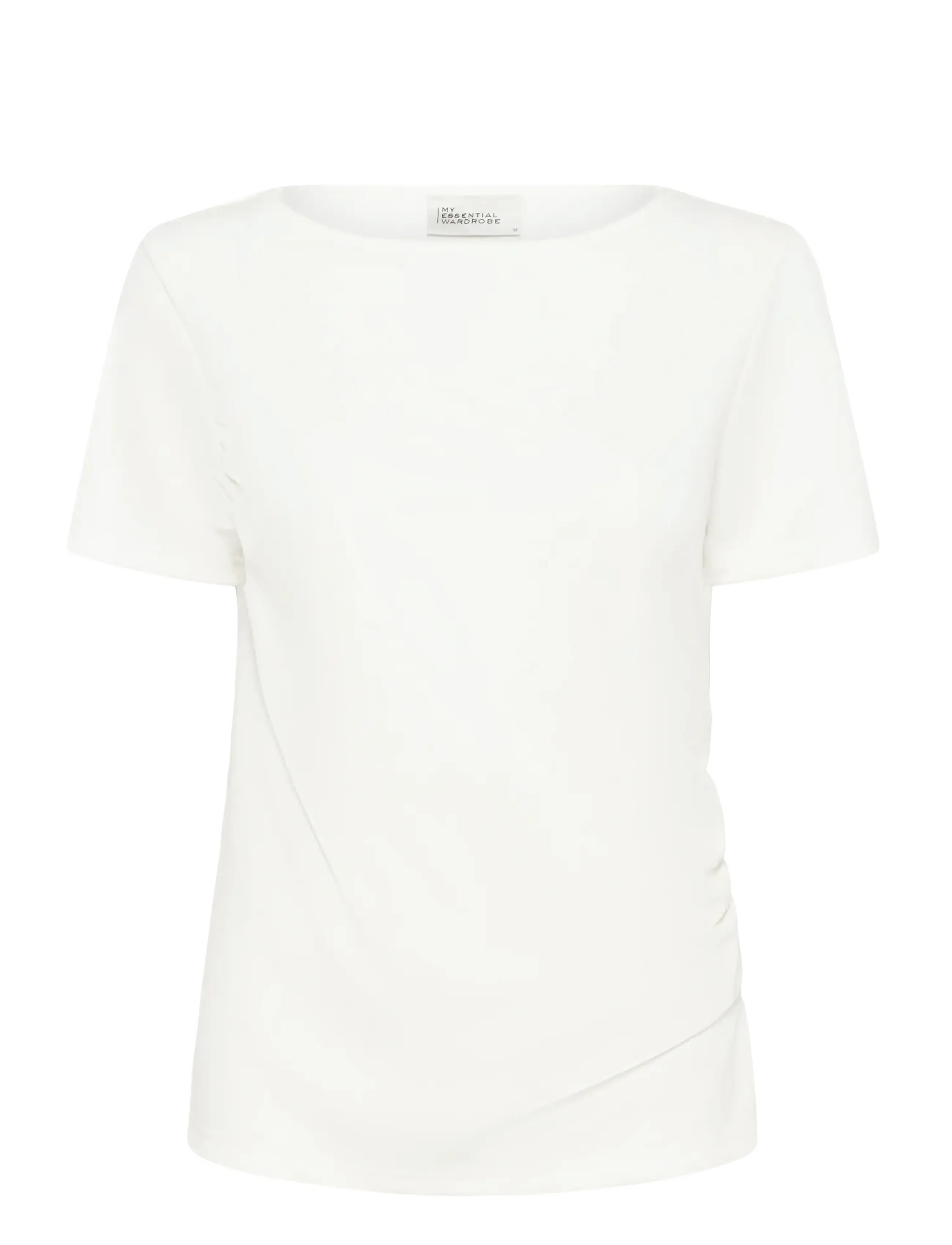 MY ESSENTIAL WARDROBE Mwhelle Asymmetric Tee Weiß - XXL - Damen