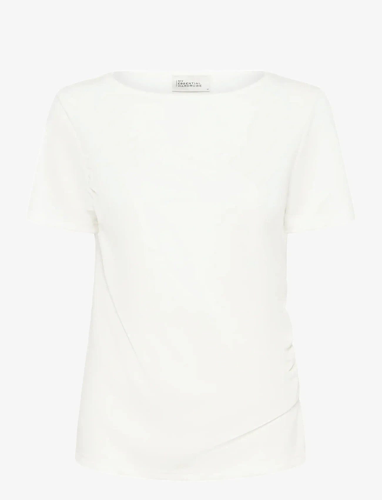 My Essential Wardrobe - MWHelle Asymmetric Tee - t-shirts - snow white - 0