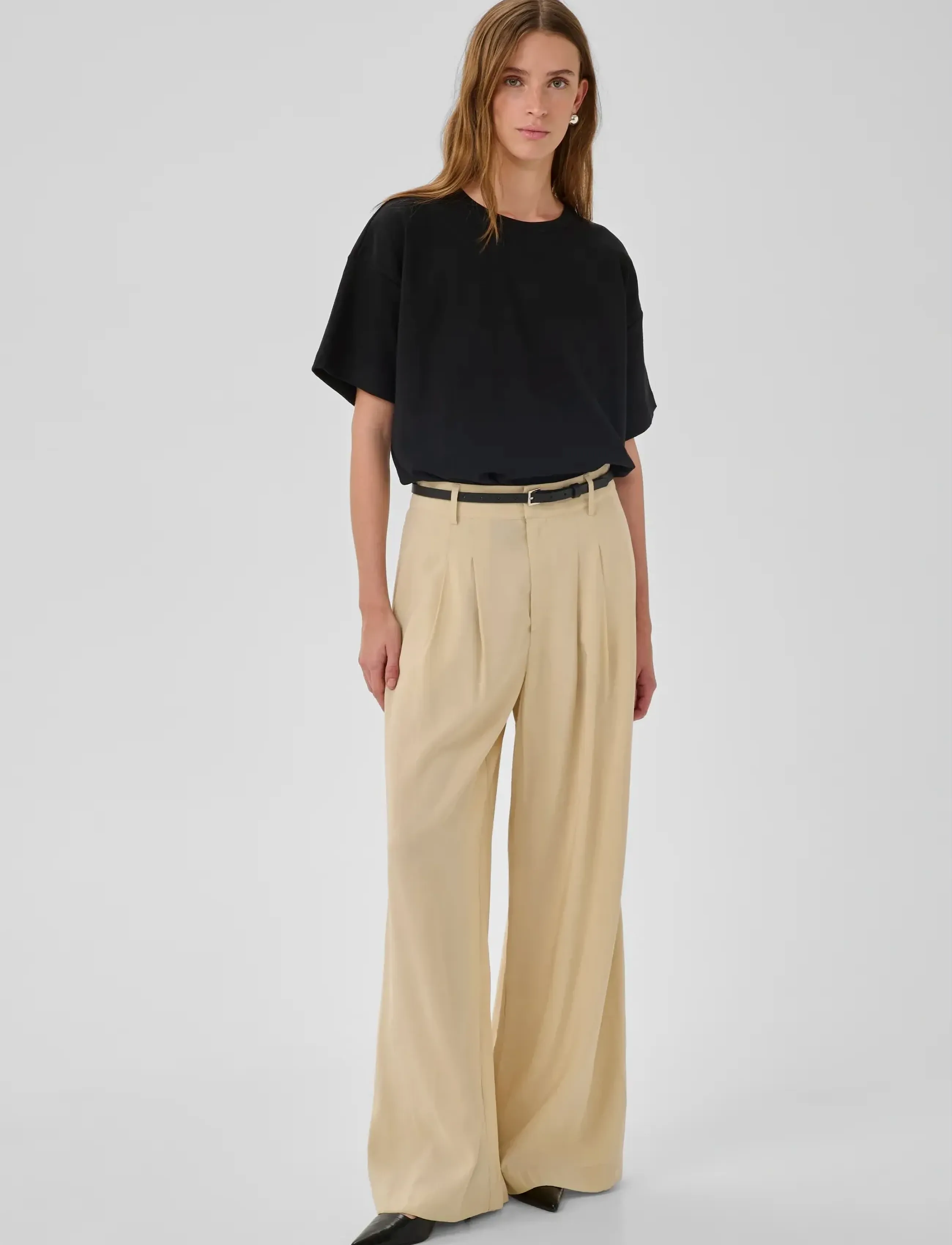 My Essential Wardrobe - MWApir Boxy Tee - t-skjorter - black - 3