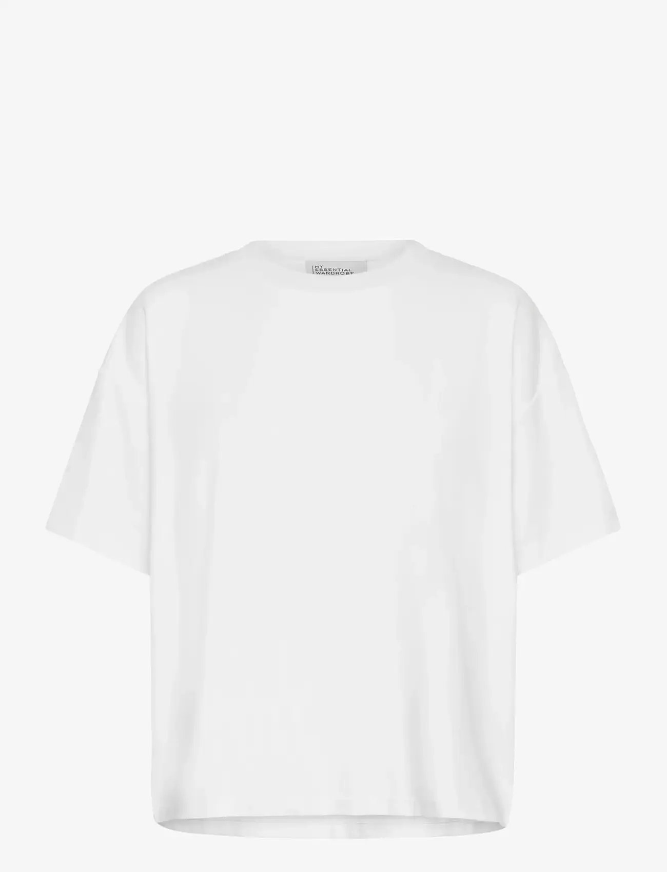 My Essential Wardrobe - MWApir Boxy Tee - t-shirts - snow white - 1