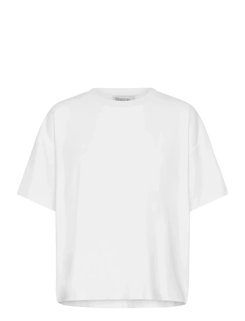 My Essential Wardrobe - MWApir Boxy Tee - t-shirts - snow white - 1
