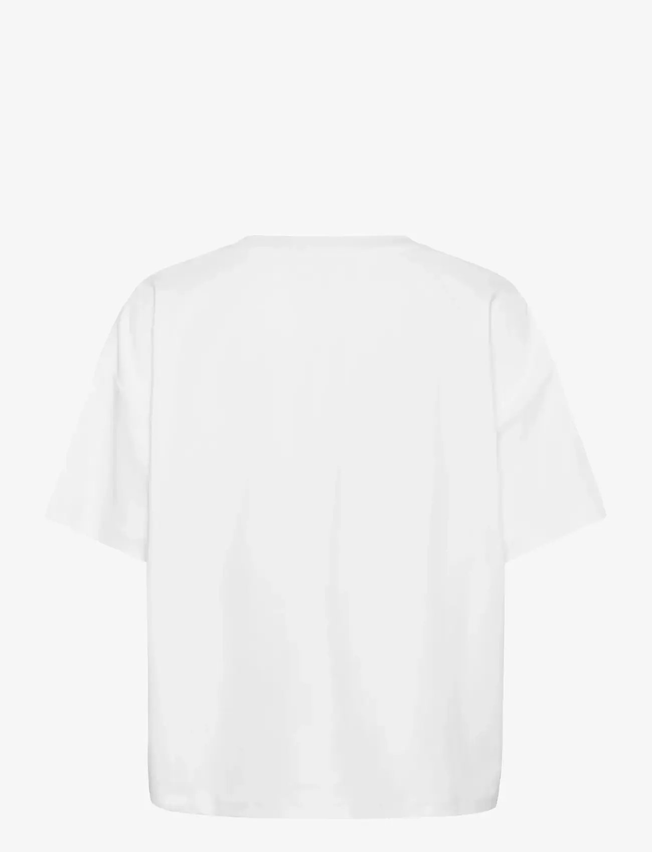 My Essential Wardrobe - MWApir Boxy Tee - t-shirts - snow white - 2