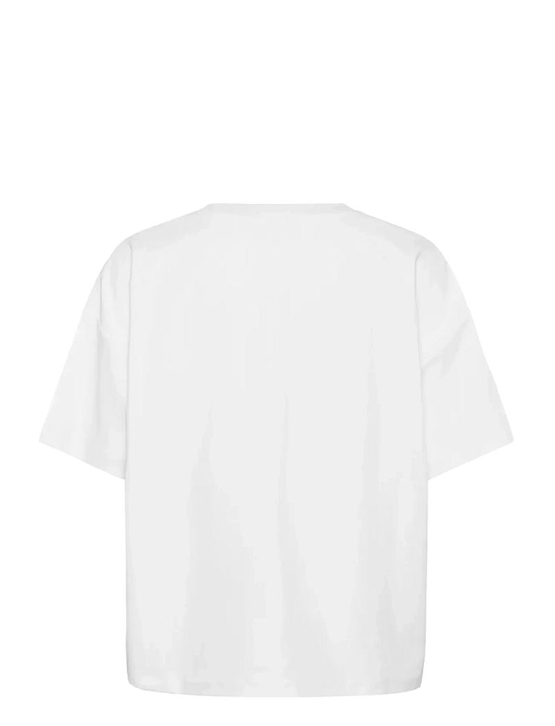 My Essential Wardrobe - MWApir Boxy Tee - t-shirts - snow white - 2