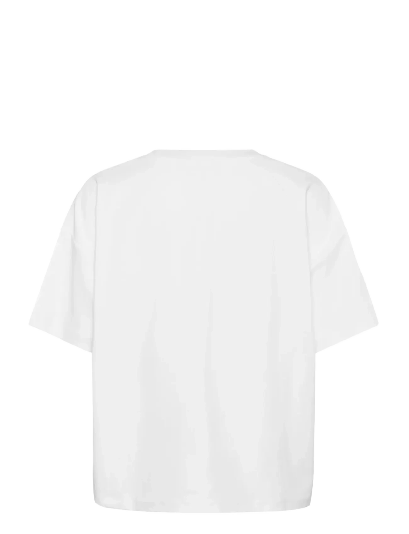 My Essential Wardrobe - MWApir Boxy Tee - t-shirts - snow white - 2