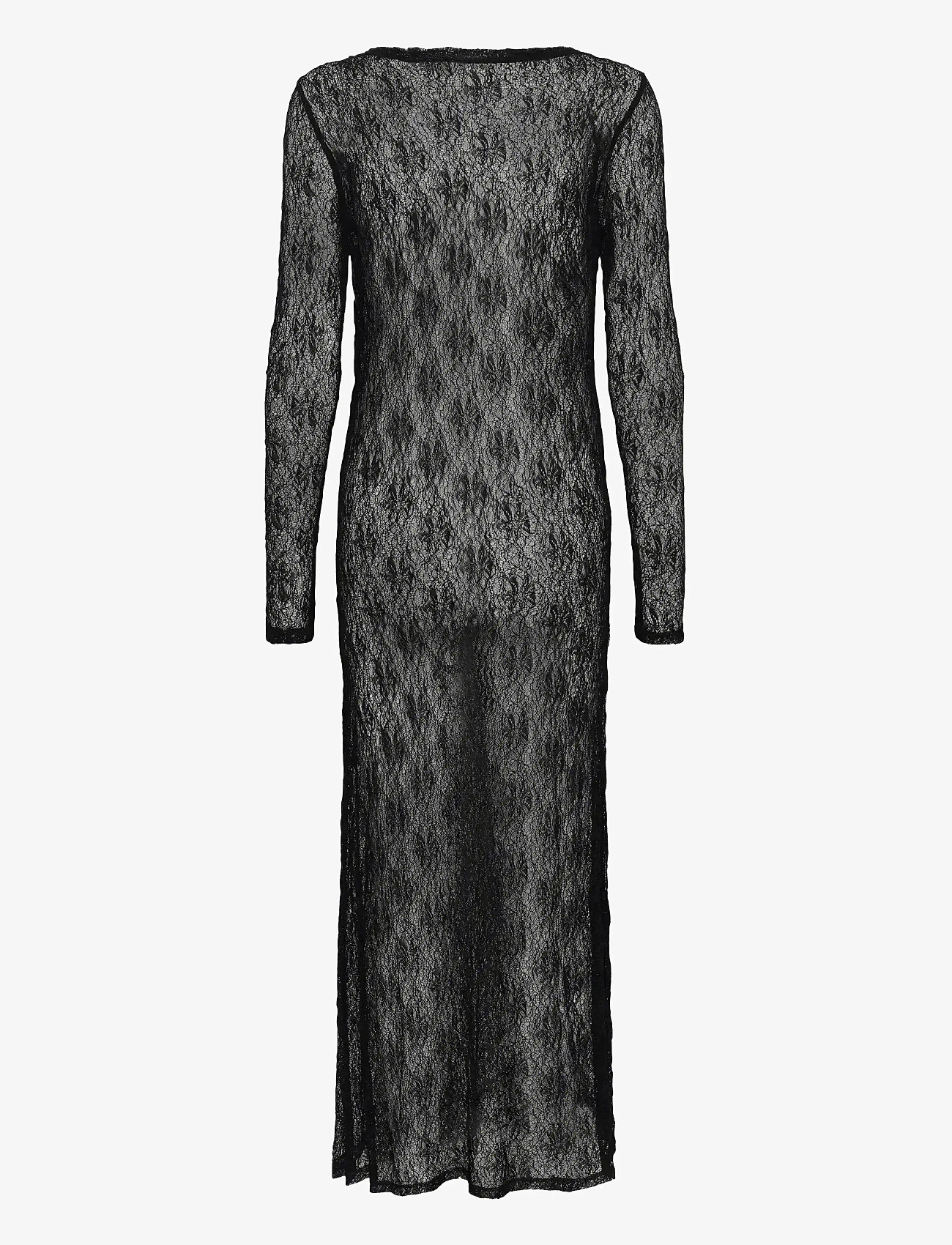 My Essential Wardrobe - MWRita Boatneck LS Dress - blondekjoler - black - 2