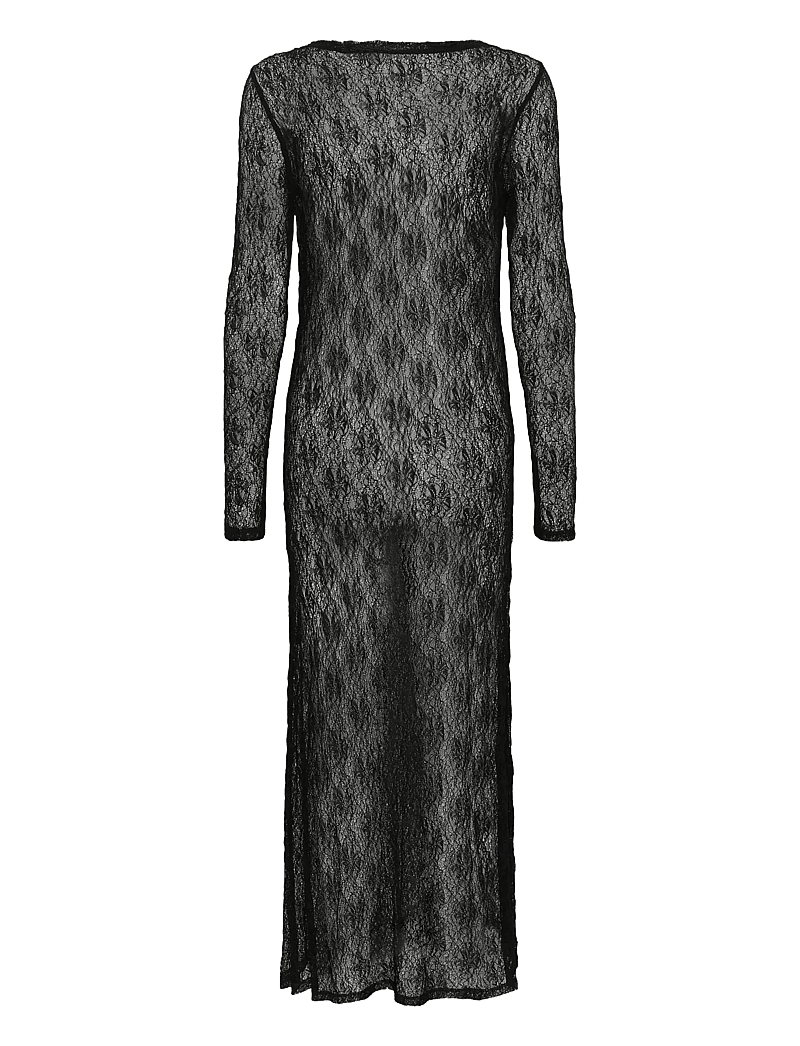 My Essential Wardrobe - MWRita Boatneck LS Dress - spitzenkleider - black - 2