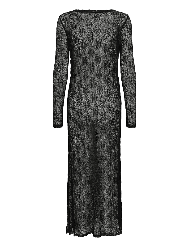 My Essential Wardrobe - MWRita Boatneck LS Dress - blondekjoler - black - 2