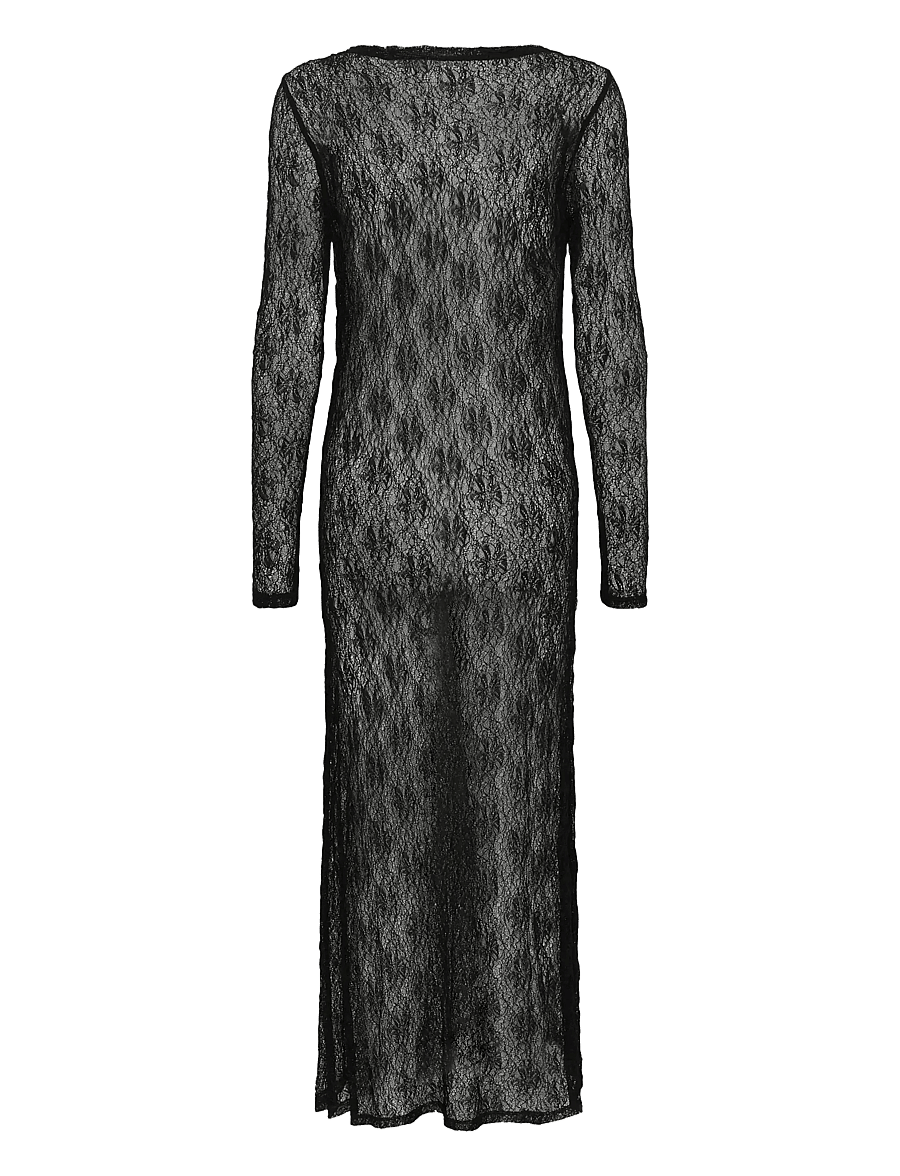 My Essential Wardrobe - MWRita Boatneck LS Dress - black - 2