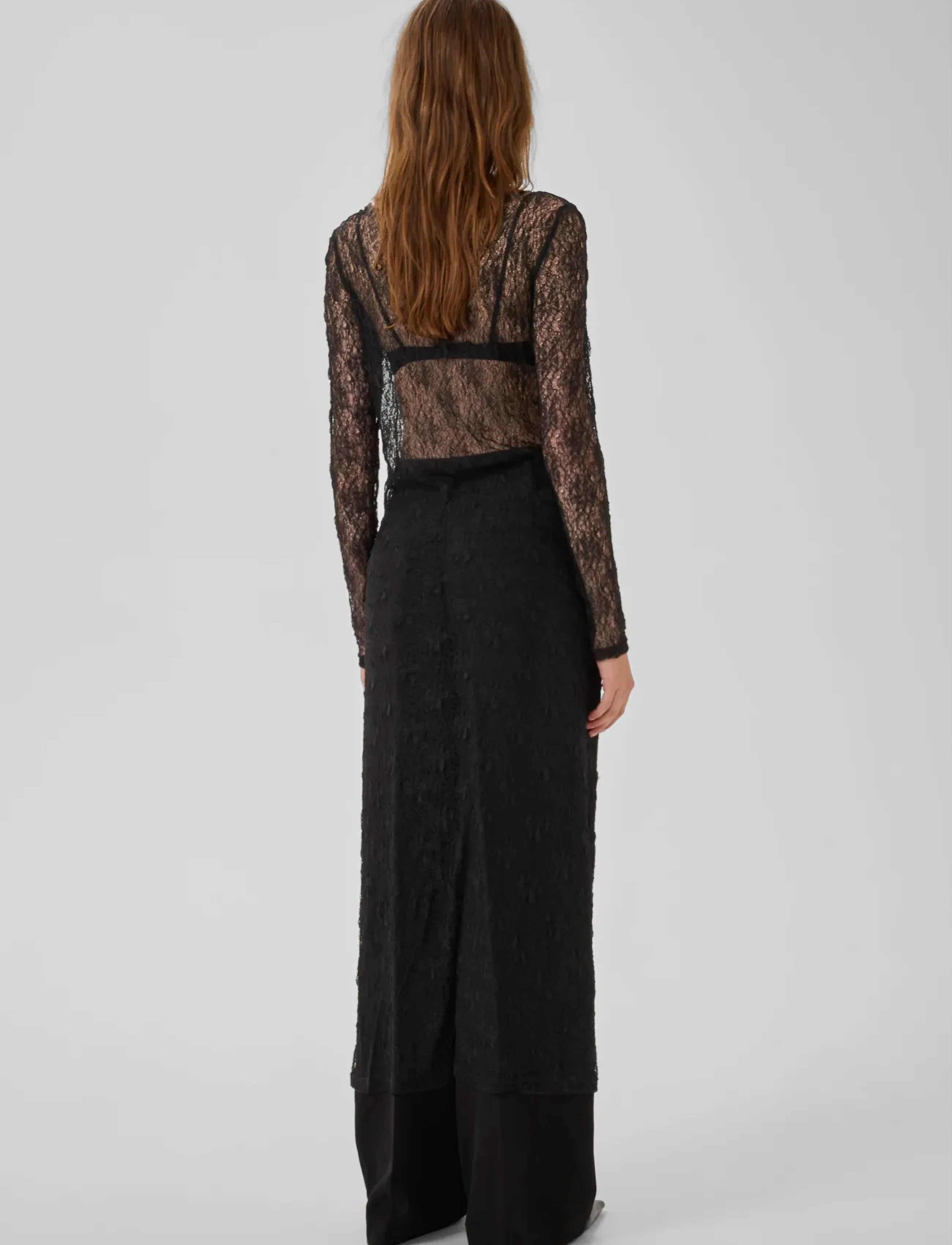 My Essential Wardrobe - MWRita Boatneck LS Dress - black - 3