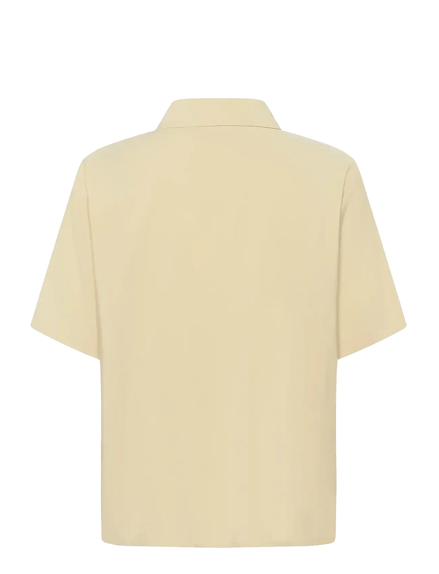 My Essential Wardrobe - MWMindy Polo Tee - polosärgid - brown rice - 2