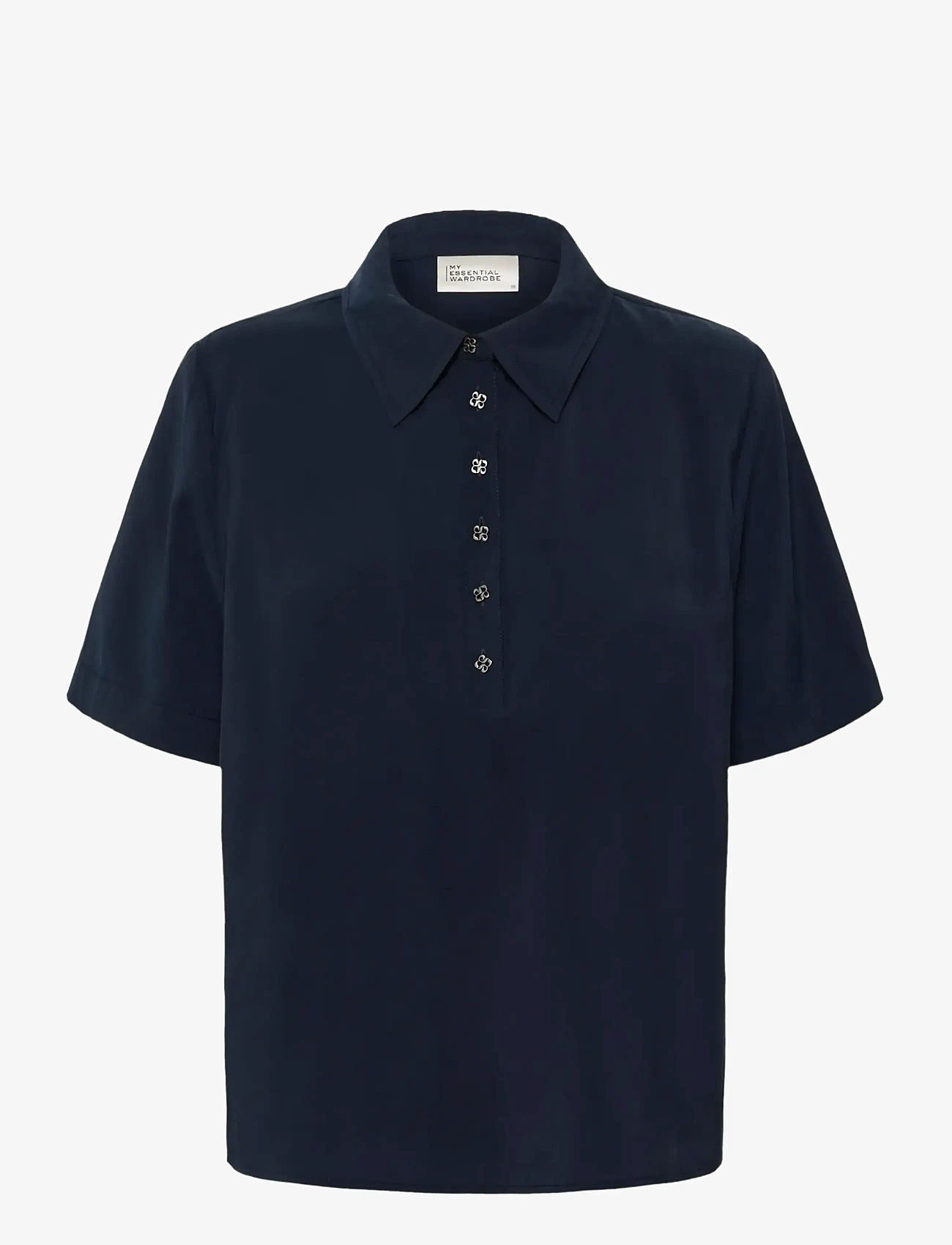My Essential Wardrobe - MWMindy Polo Tee - poloshirts - dark sapphire blue - 1