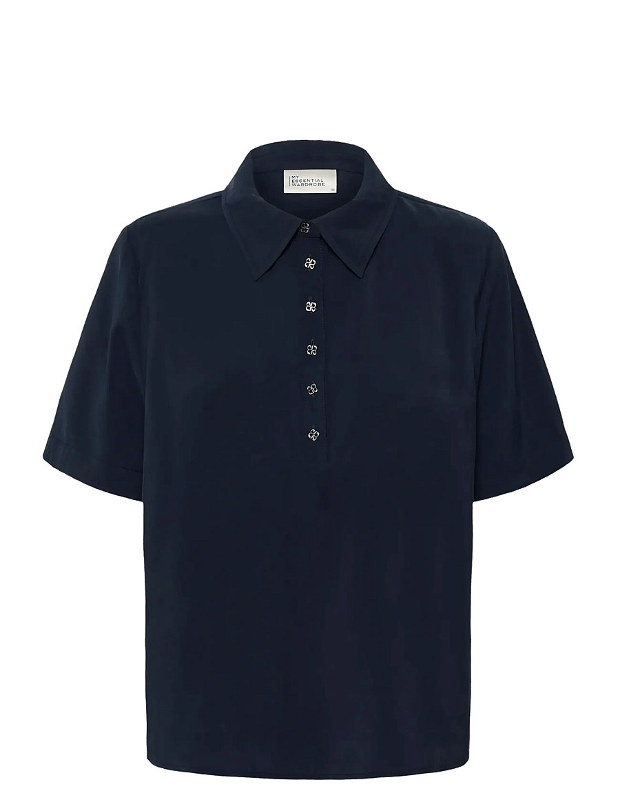 My Essential Wardrobe - MWMindy Polo Tee - polo shirts - dark sapphire blue - 1
