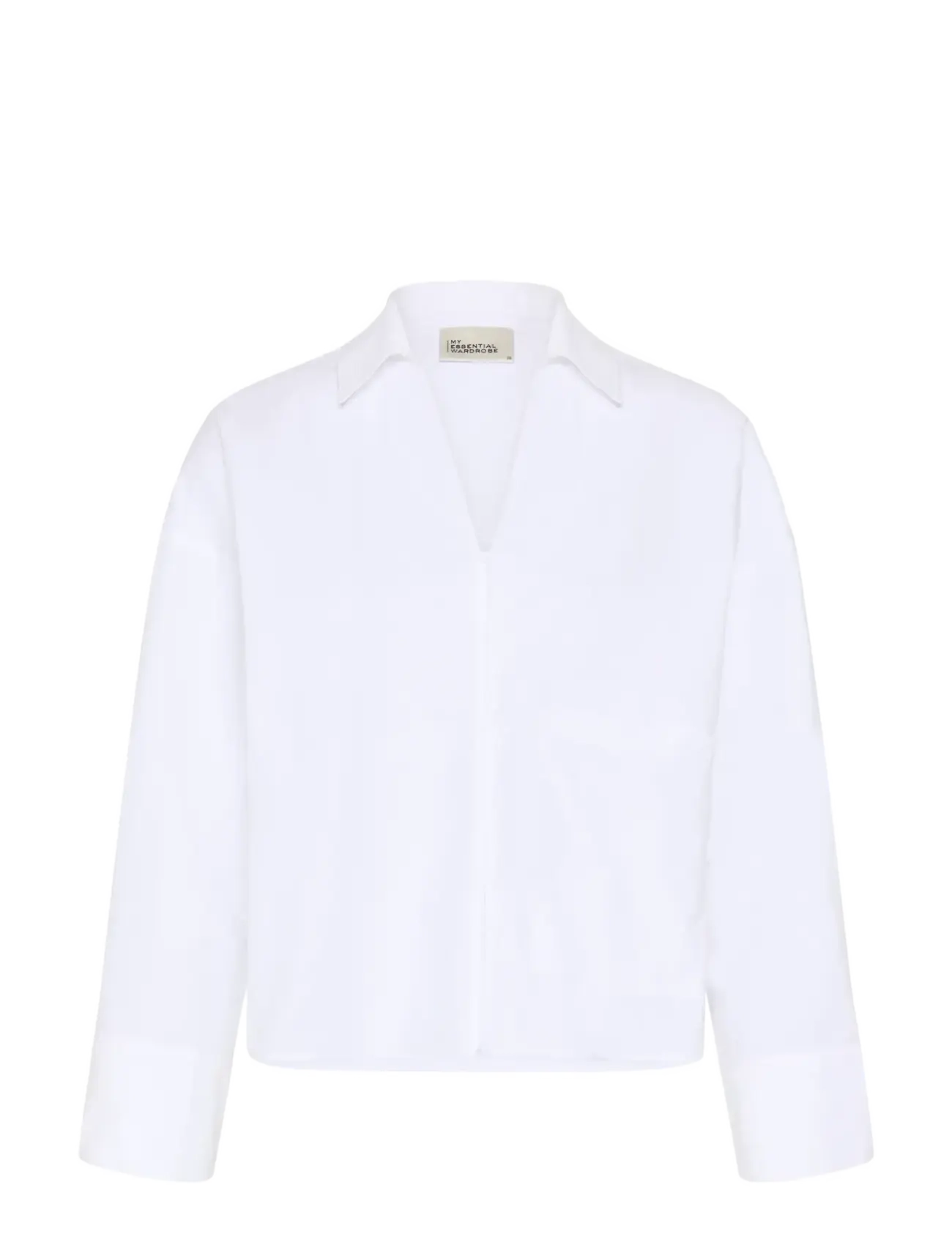 MY ESSENTIAL WARDROBE Mwsunna Boxy Kurz Shirt Weiß - 40 - Damen