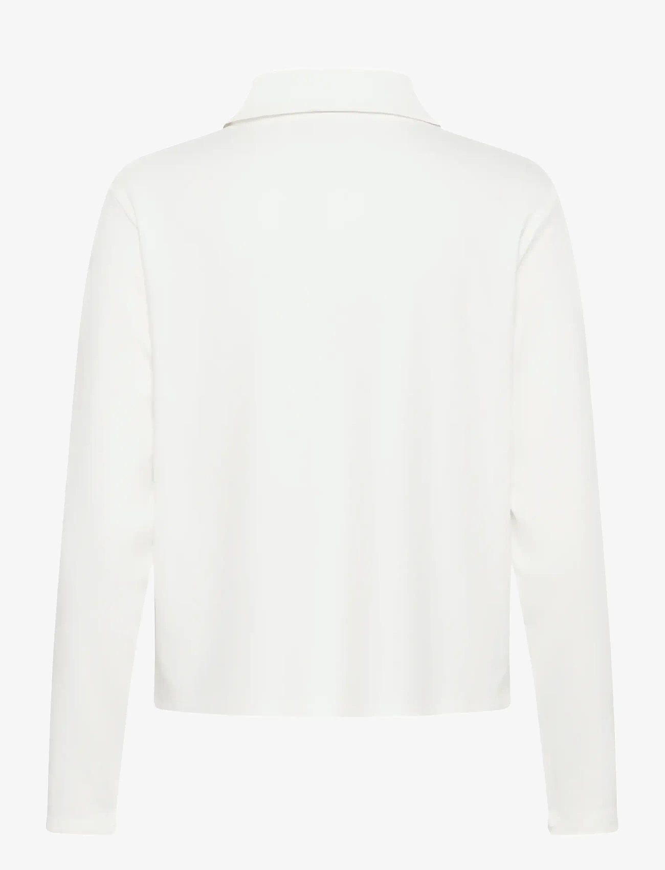 My Essential Wardrobe - MWNupti Polo Blouse - poloshirts - snow white - 2