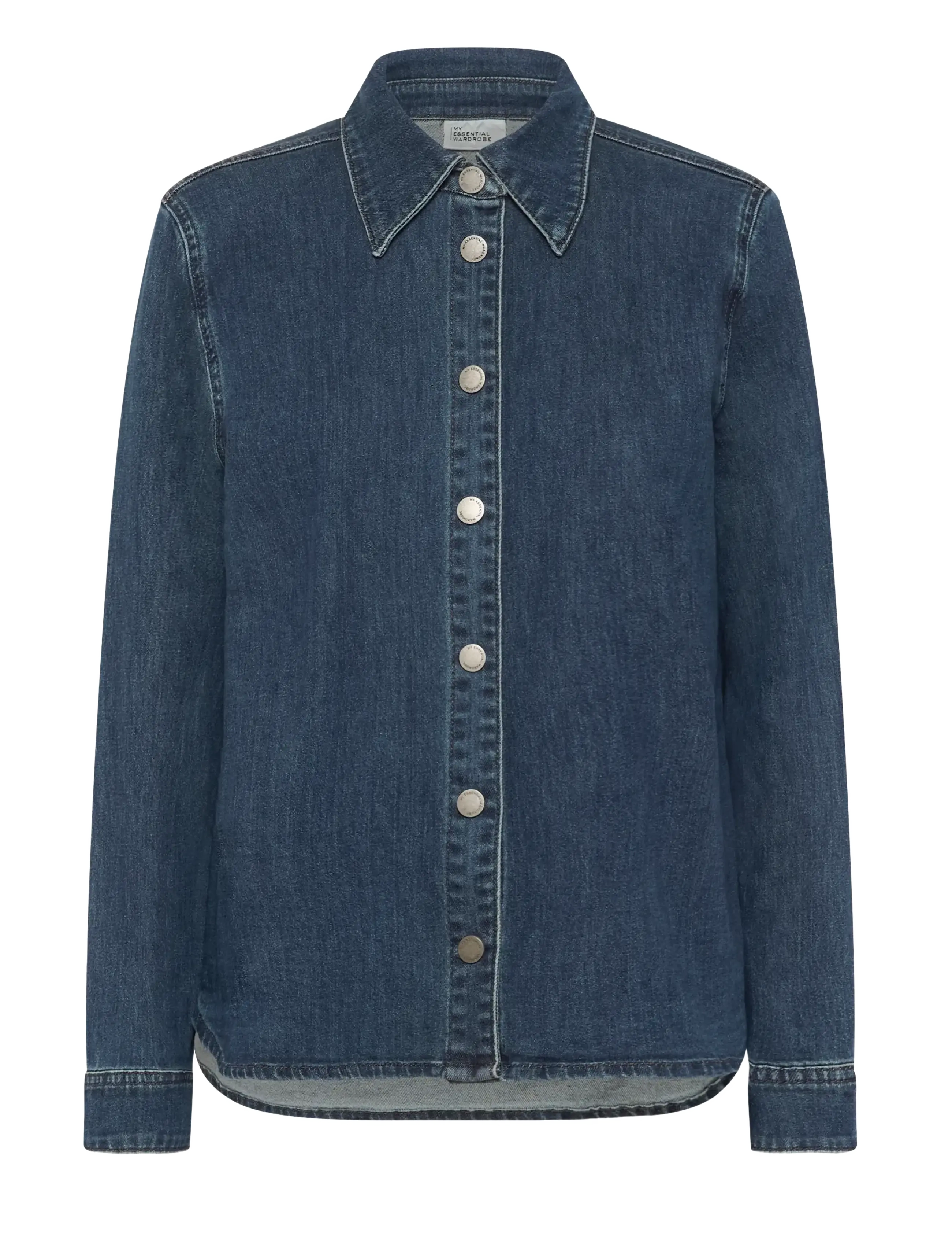 My Essential Wardrobe MWLinn Sofia 115 Shirt - Denimskjorter - DARK BLUE WASH / blue