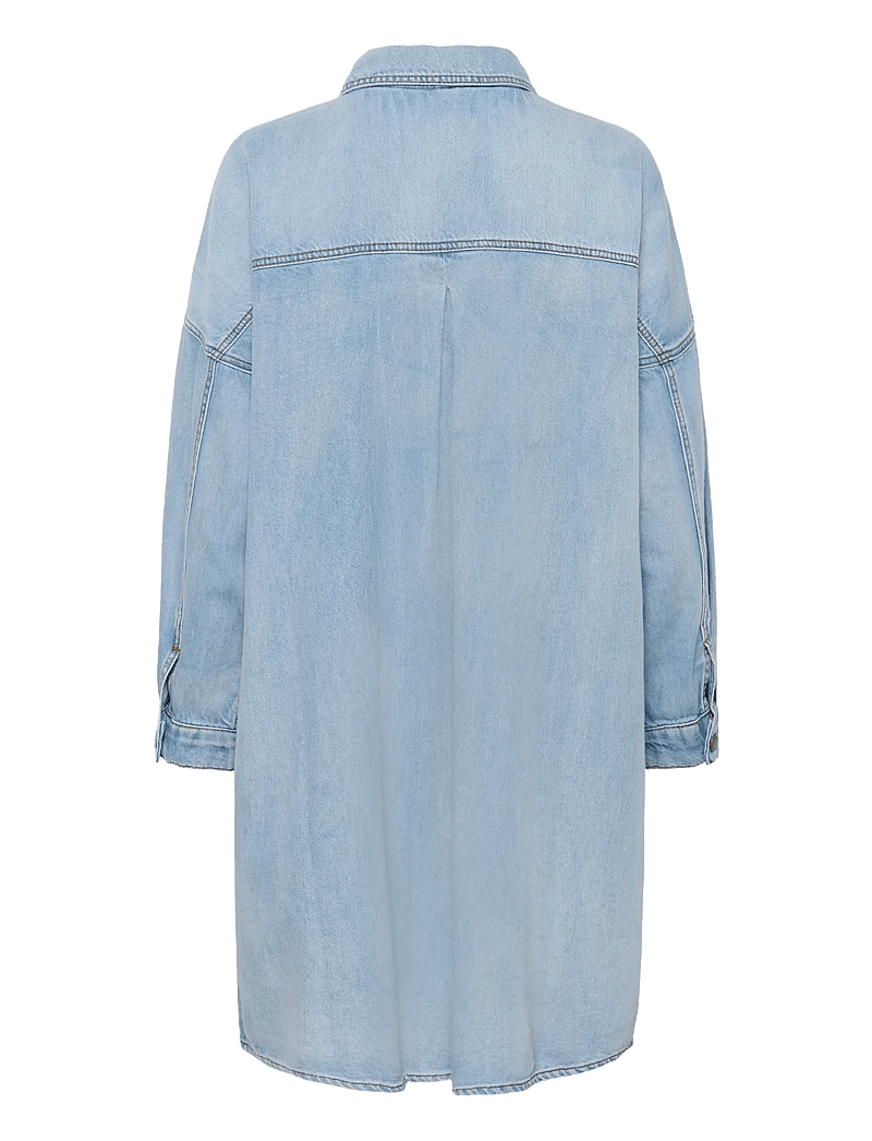 My Essential Wardrobe - MWHilma 171 OS Shirtdress - light blue wash - 2