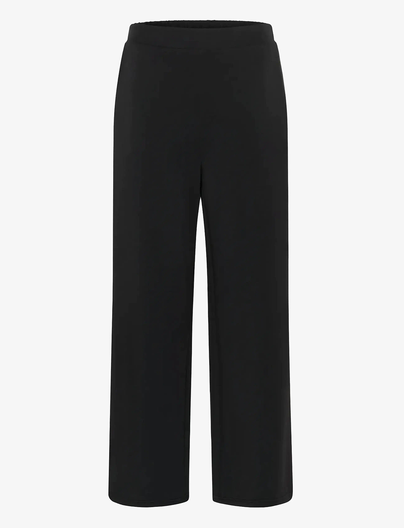 My Essential Wardrobe - MWHelle Wide Pant - laia säärega püksid - black - 0