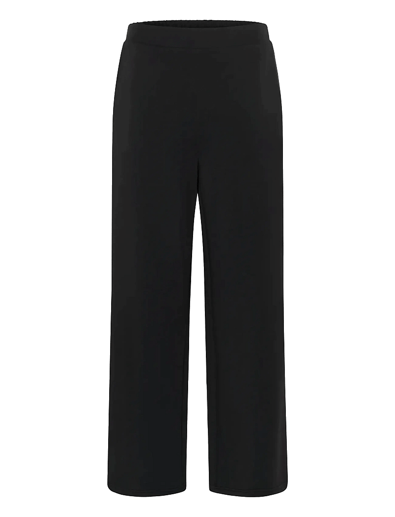 My Essential Wardrobe - MWHelle Wide Pant - laia säärega püksid - black - 0