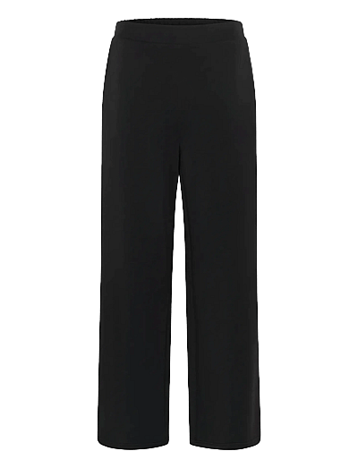 My Essential Wardrobe MWHelle Wide Pant - Wide leg trousers - BLACK / black