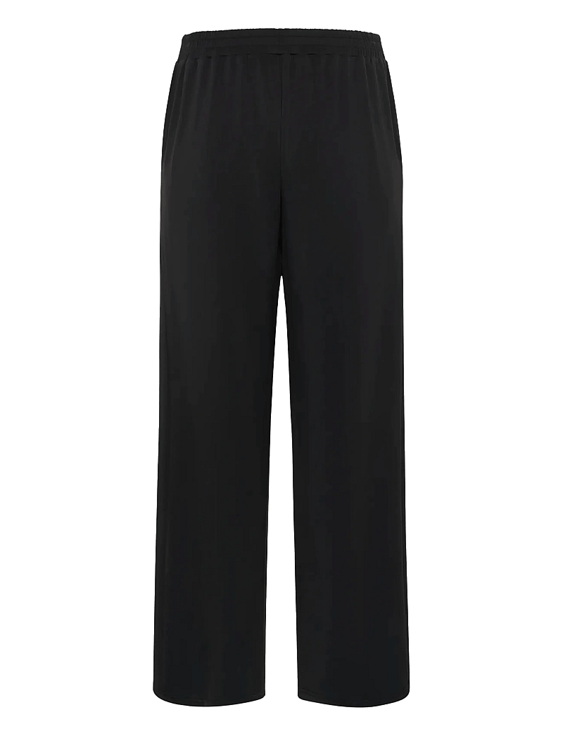 My Essential Wardrobe - MWHelle Wide Pant - laia säärega püksid - black - 1