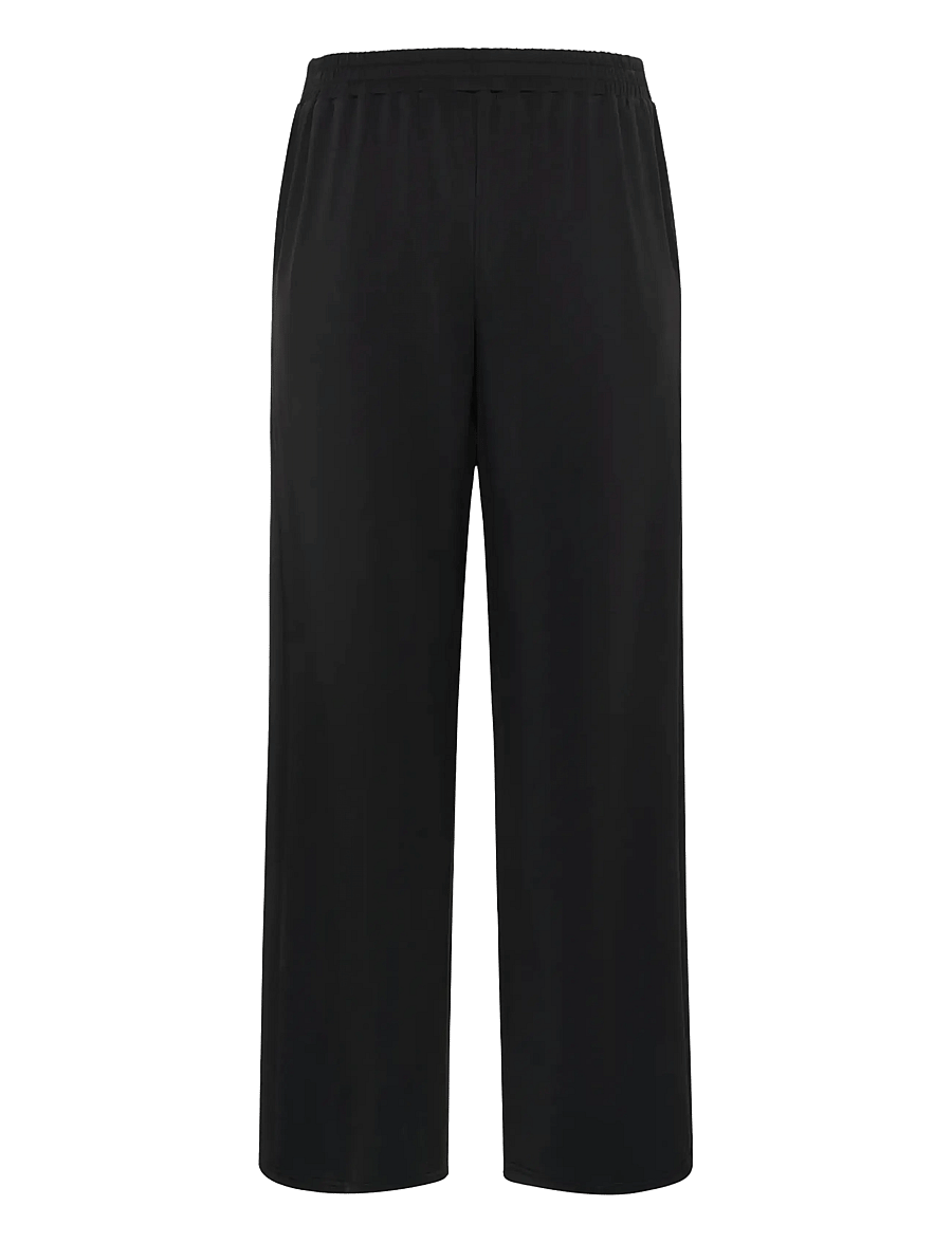 My Essential Wardrobe - MWHelle Wide Pant - wide leg trousers - black - 1