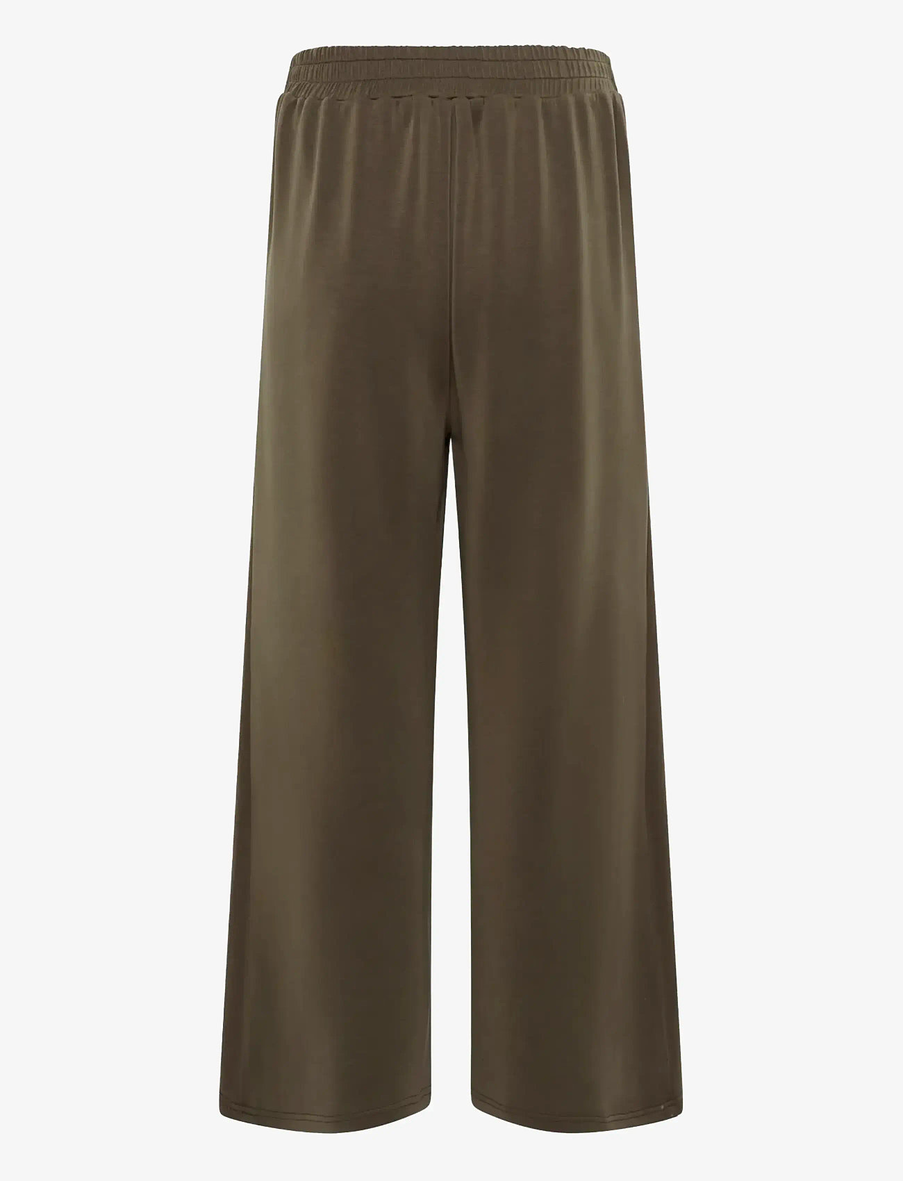 My Essential Wardrobe - MWHelle Wide Pant - hosen mit weitem bein - major brown - 2
