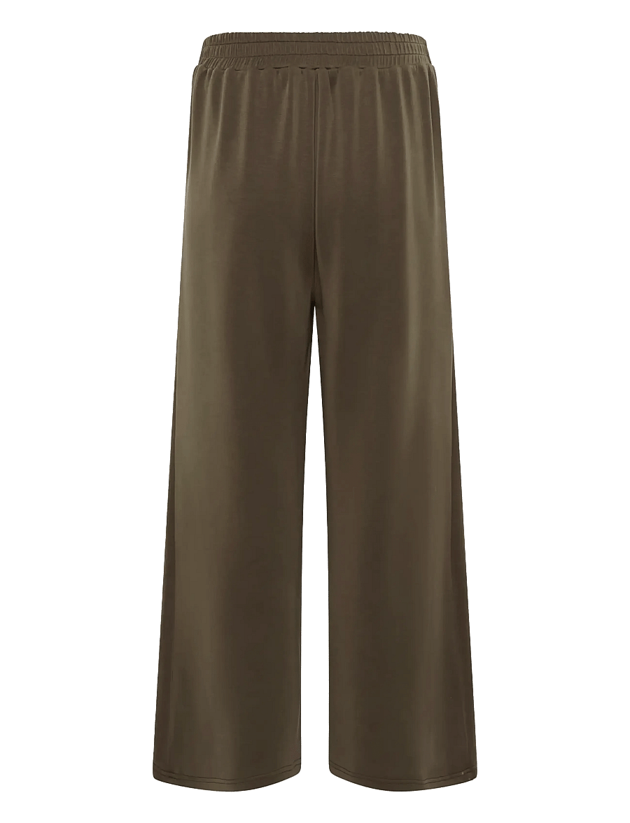 My Essential Wardrobe - MWHelle Wide Pant - wide leg trousers - major brown - 2