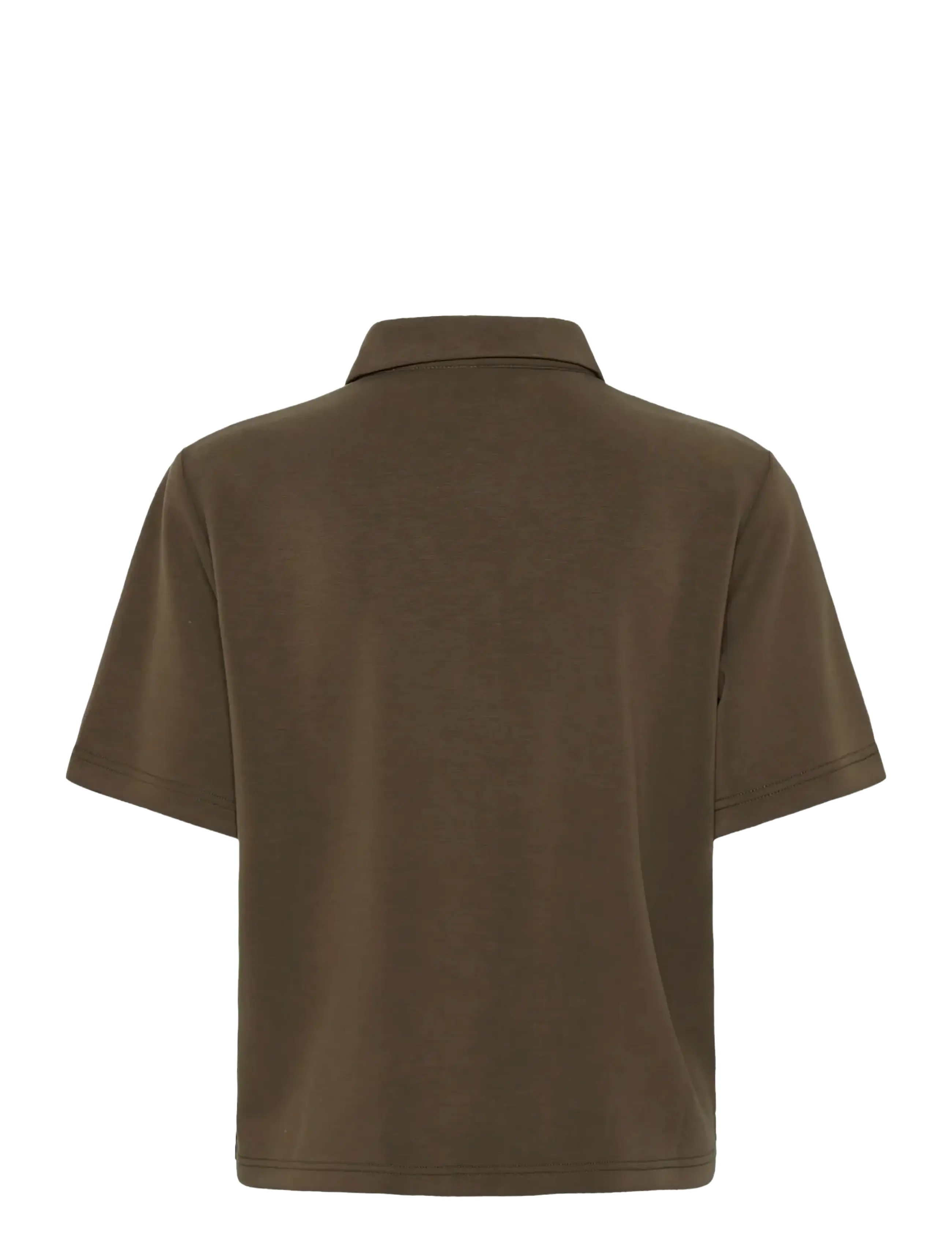 My Essential Wardrobe - MWHelle Polo Tee - poloer - major brown - 1
