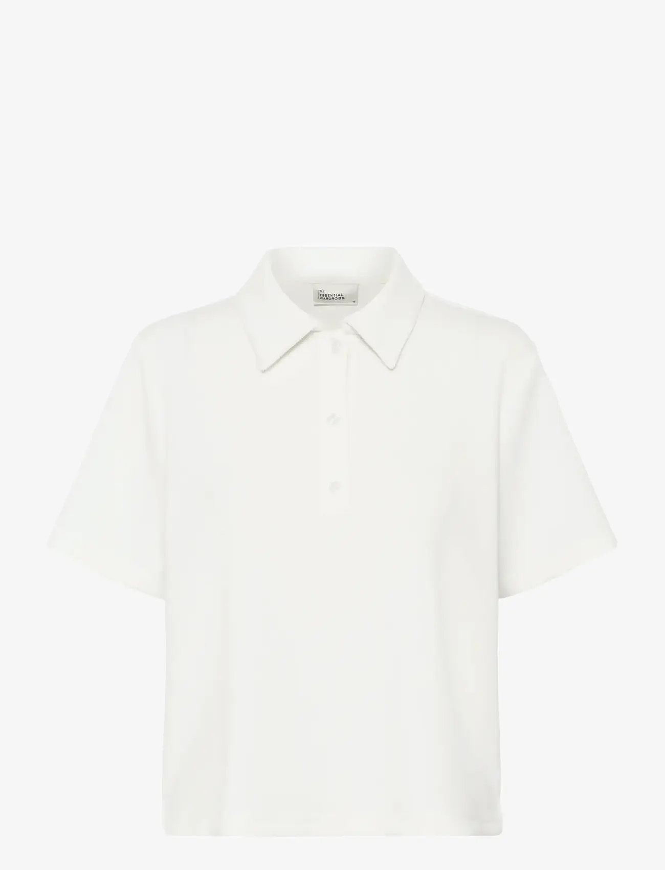 My Essential Wardrobe - MWHelle Polo Tee - poloer - snow white - 1